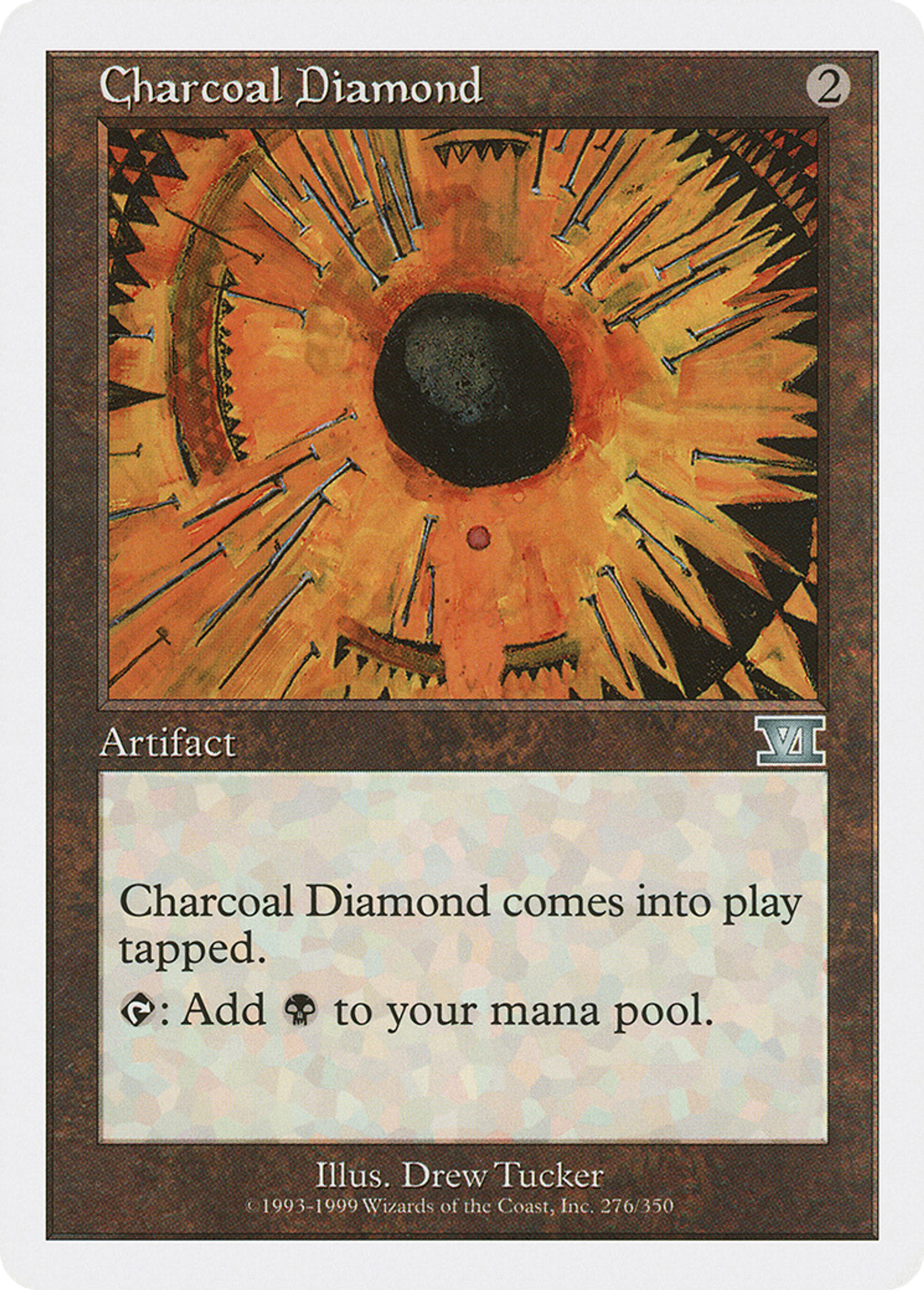 Charcoal Diamond — Classic Sixth Edition — Magic: The Gathering