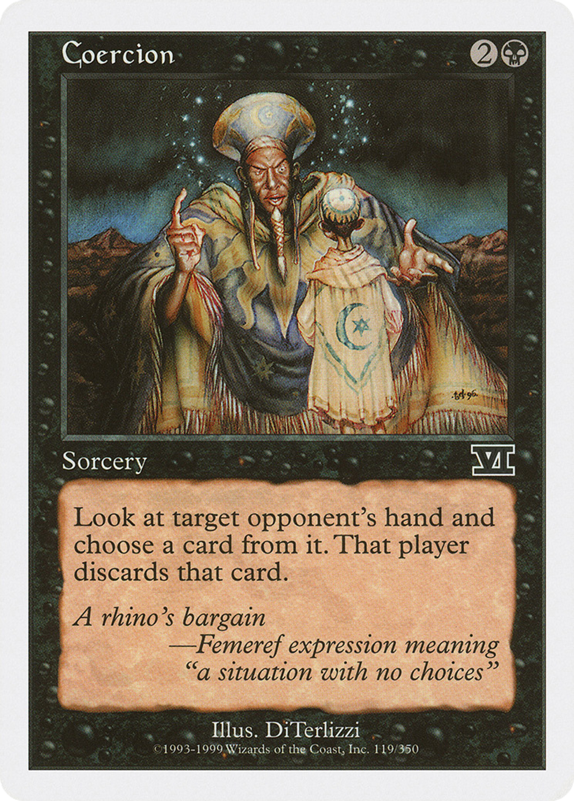 Coercion — Classic Sixth Edition — Magic: The Gathering