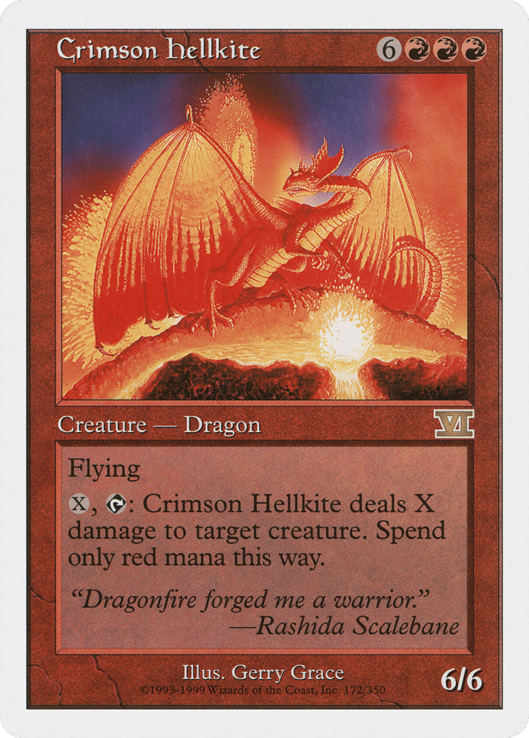 Crimson Hellkite — Classic Sixth Edition — Magic: The Gathering