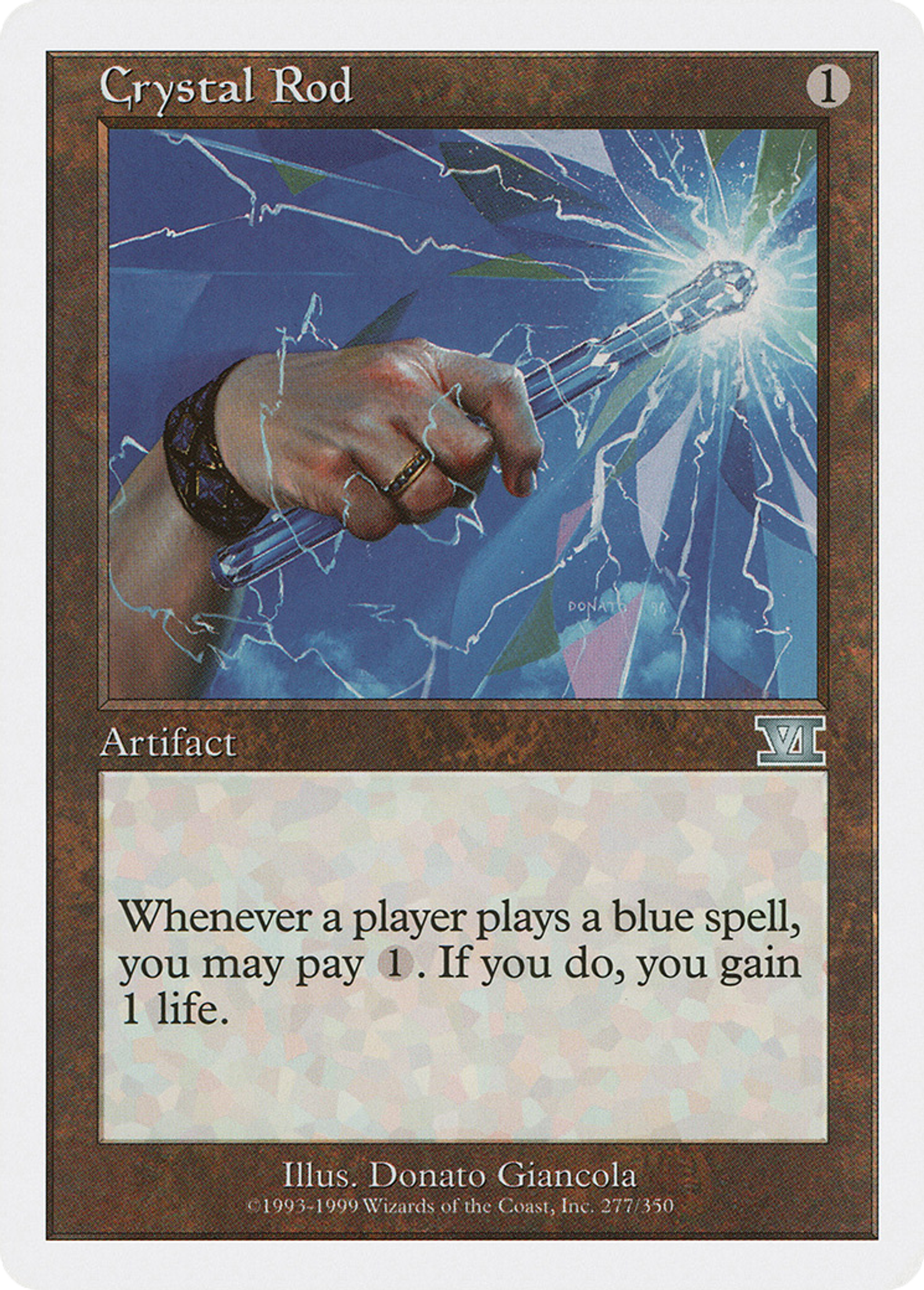 Crystal Rod — Classic Sixth Edition — Magic: The Gathering