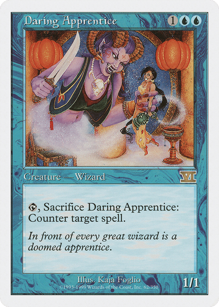 Daring Apprentice — Classic Sixth Edition — Magic: The Gathering