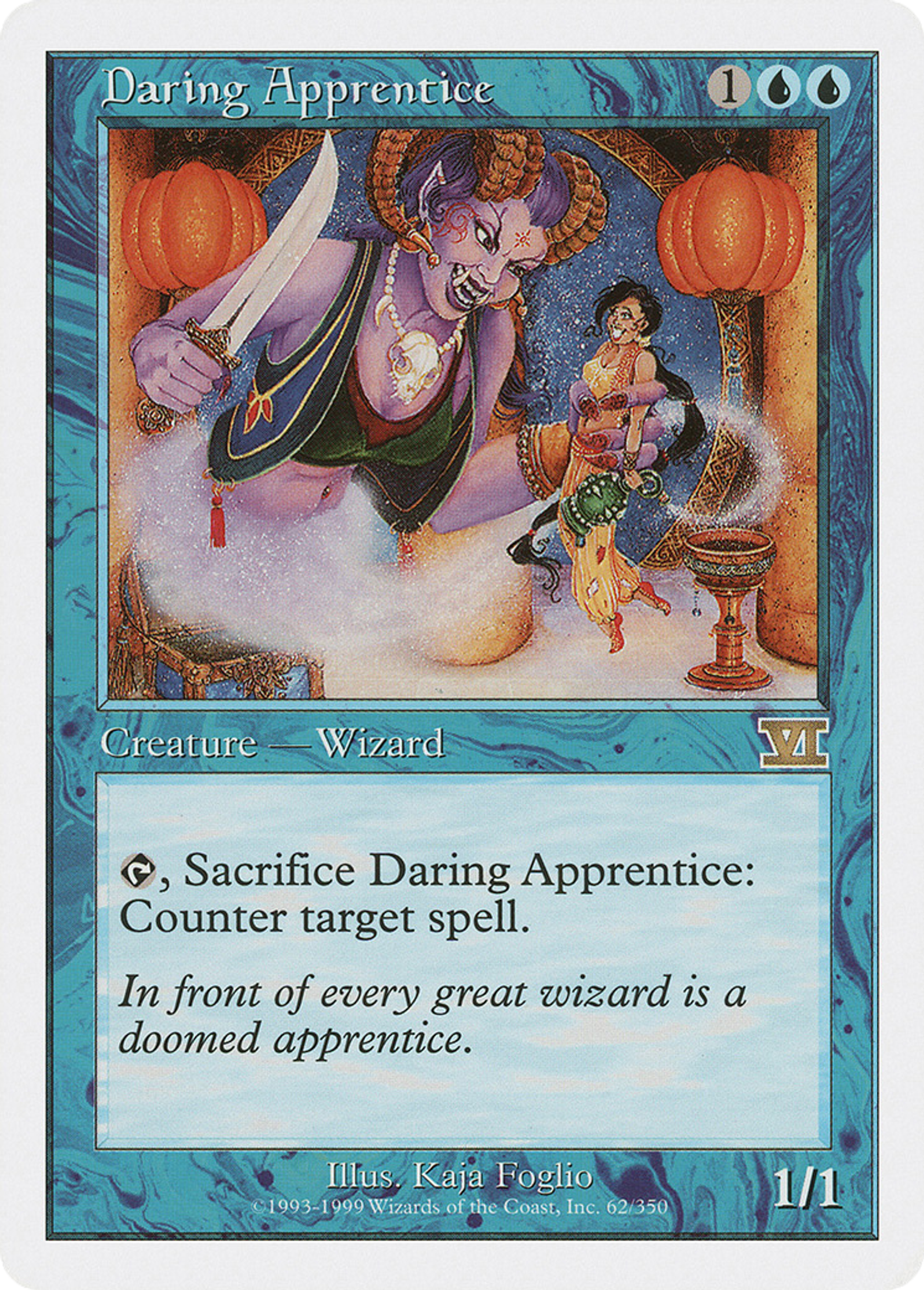 Daring Apprentice — Classic Sixth Edition — Magic: The Gathering