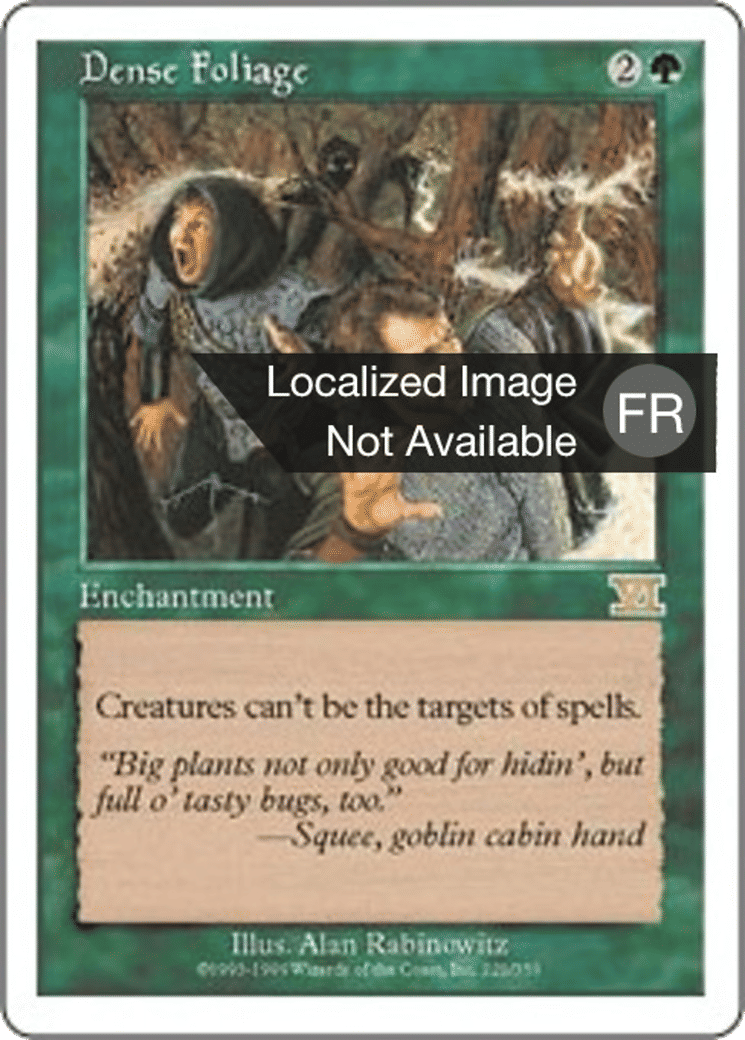 Feuillage dense — Classic Sixth Edition — Magic: The Gathering