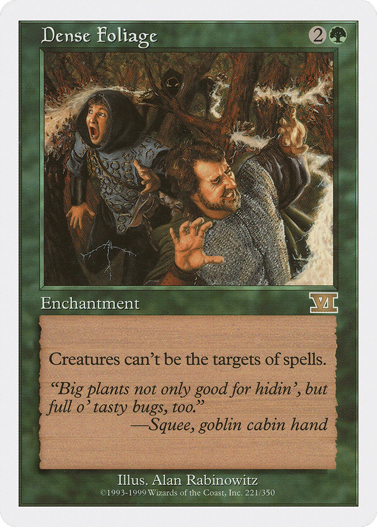 Dense Foliage — Classic Sixth Edition — Magic: The Gathering
