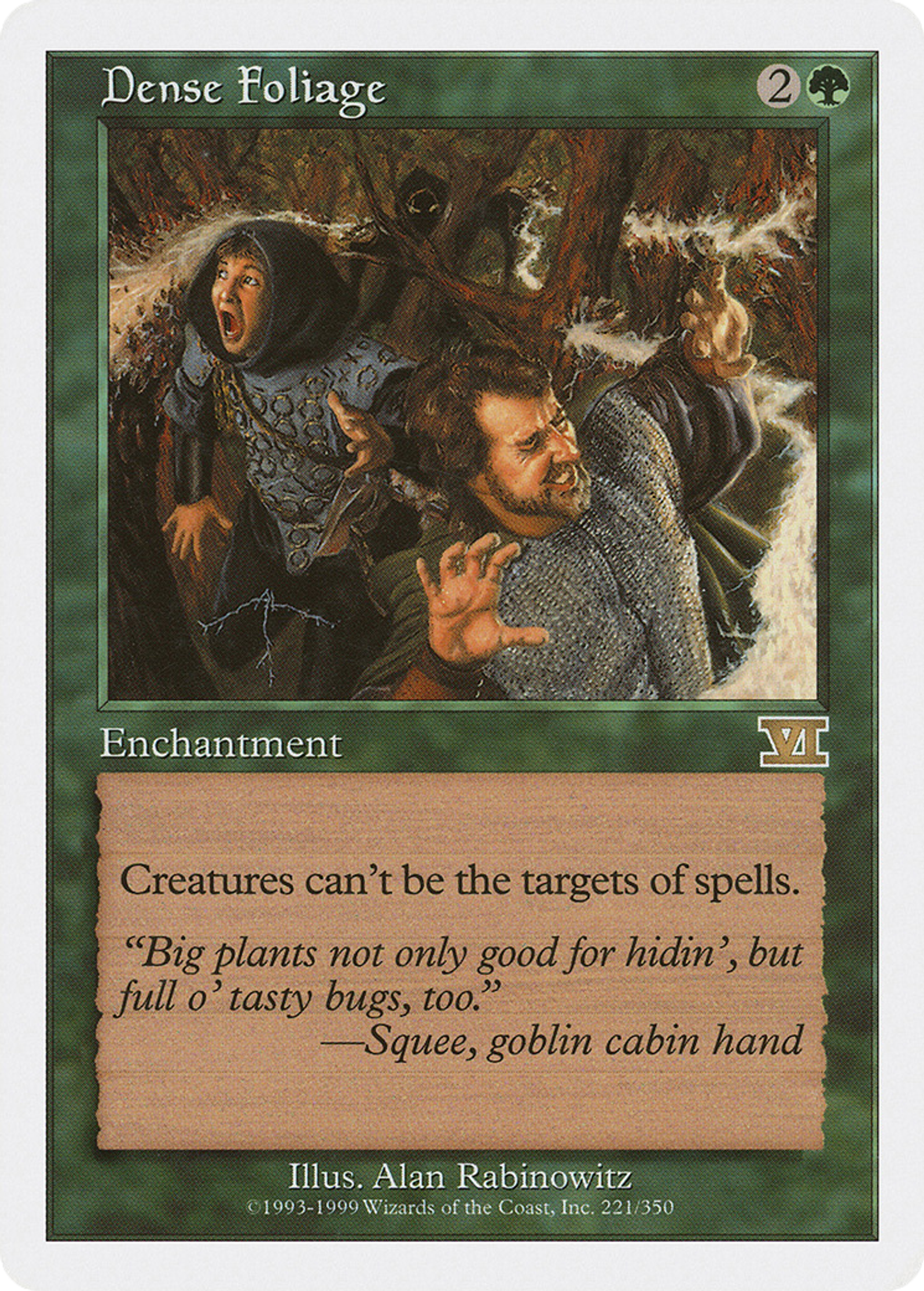 Dense Foliage — Classic Sixth Edition — Magic: The Gathering