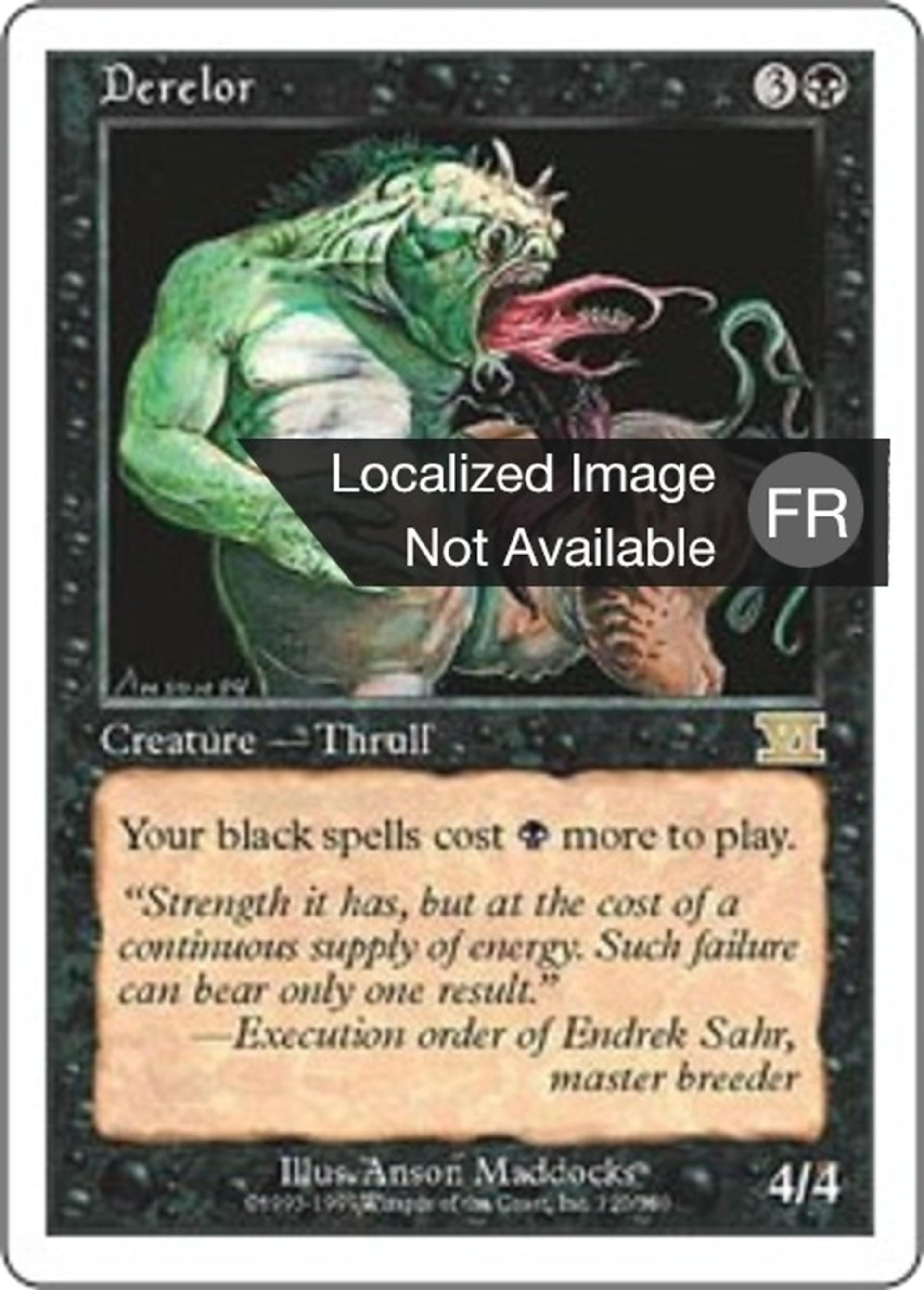 Dérelor — Classic Sixth Edition — Magic: The Gathering