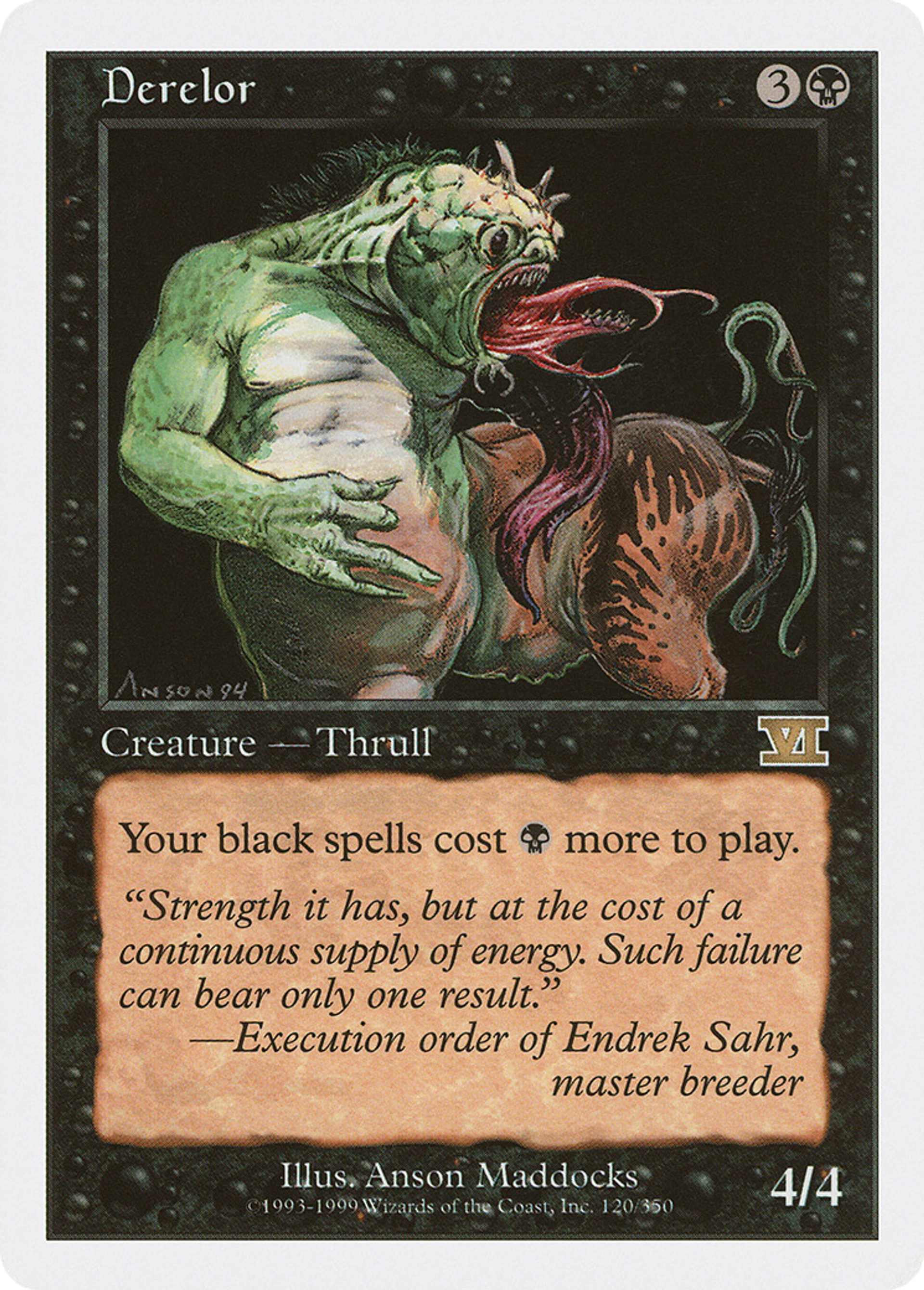 Derelor — Classic Sixth Edition — Magic: The Gathering