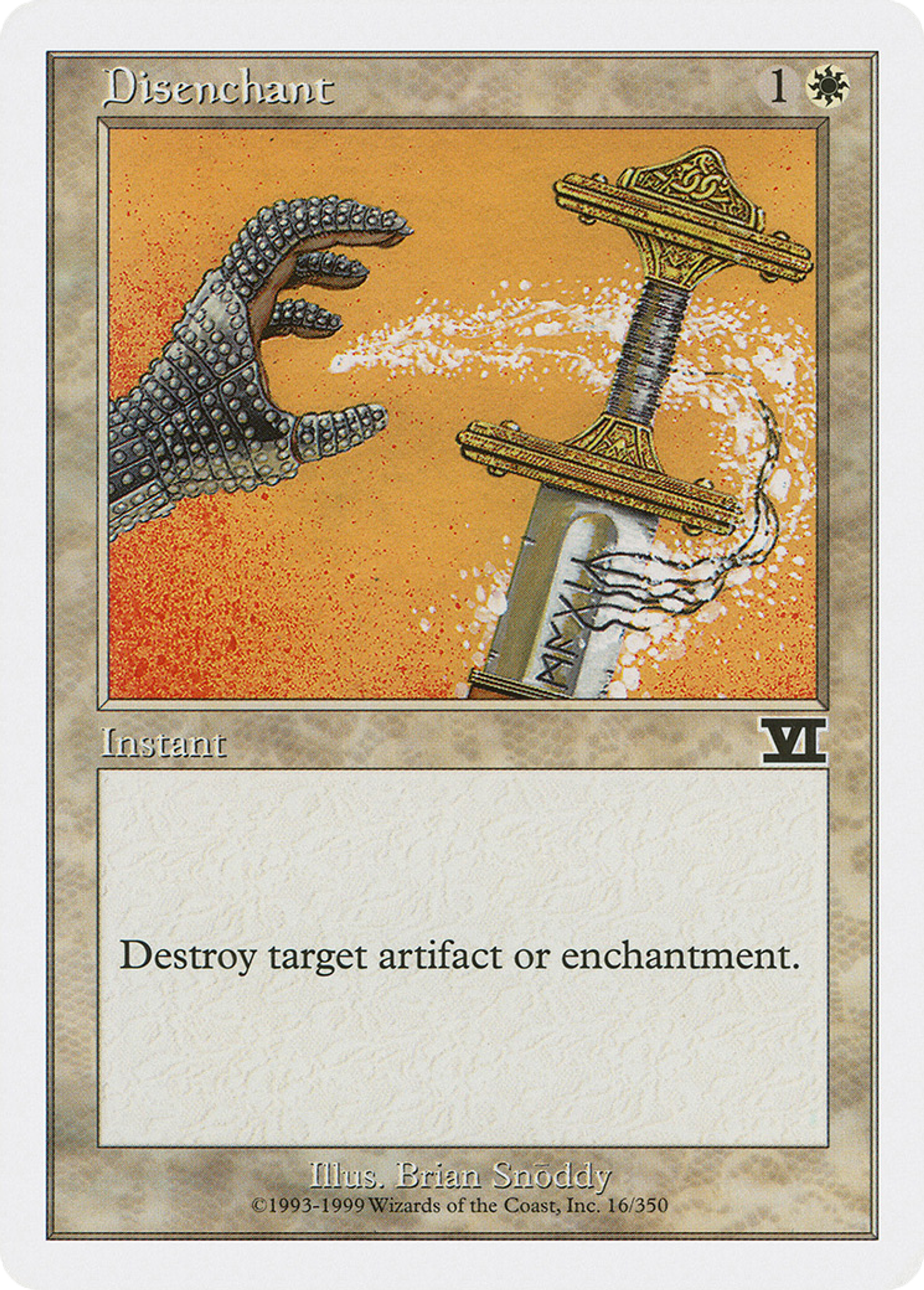 Disenchant — Classic Sixth Edition — Magic: The Gathering