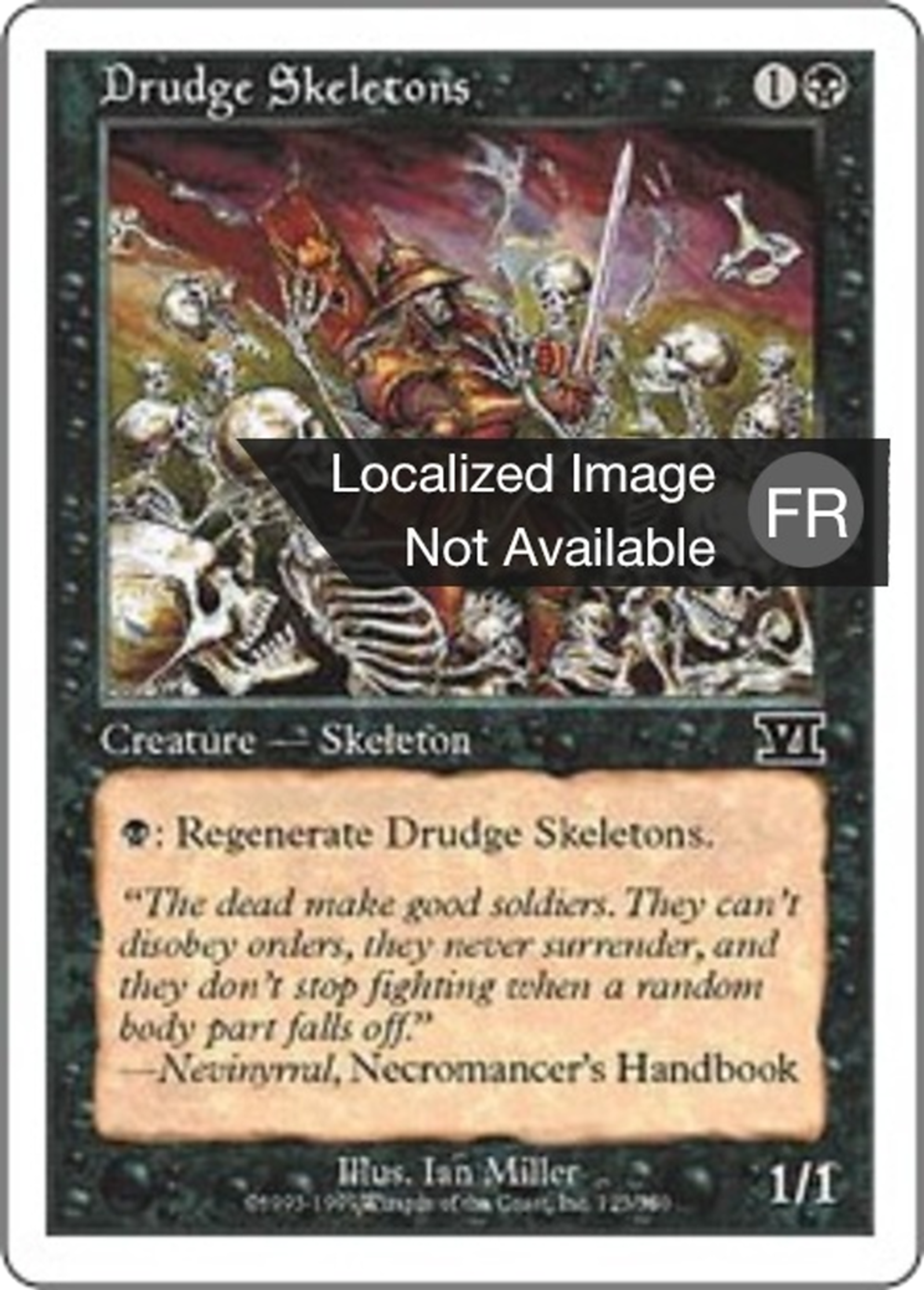 Squelettes serviles — Classic Sixth Edition — Magic: The Gathering