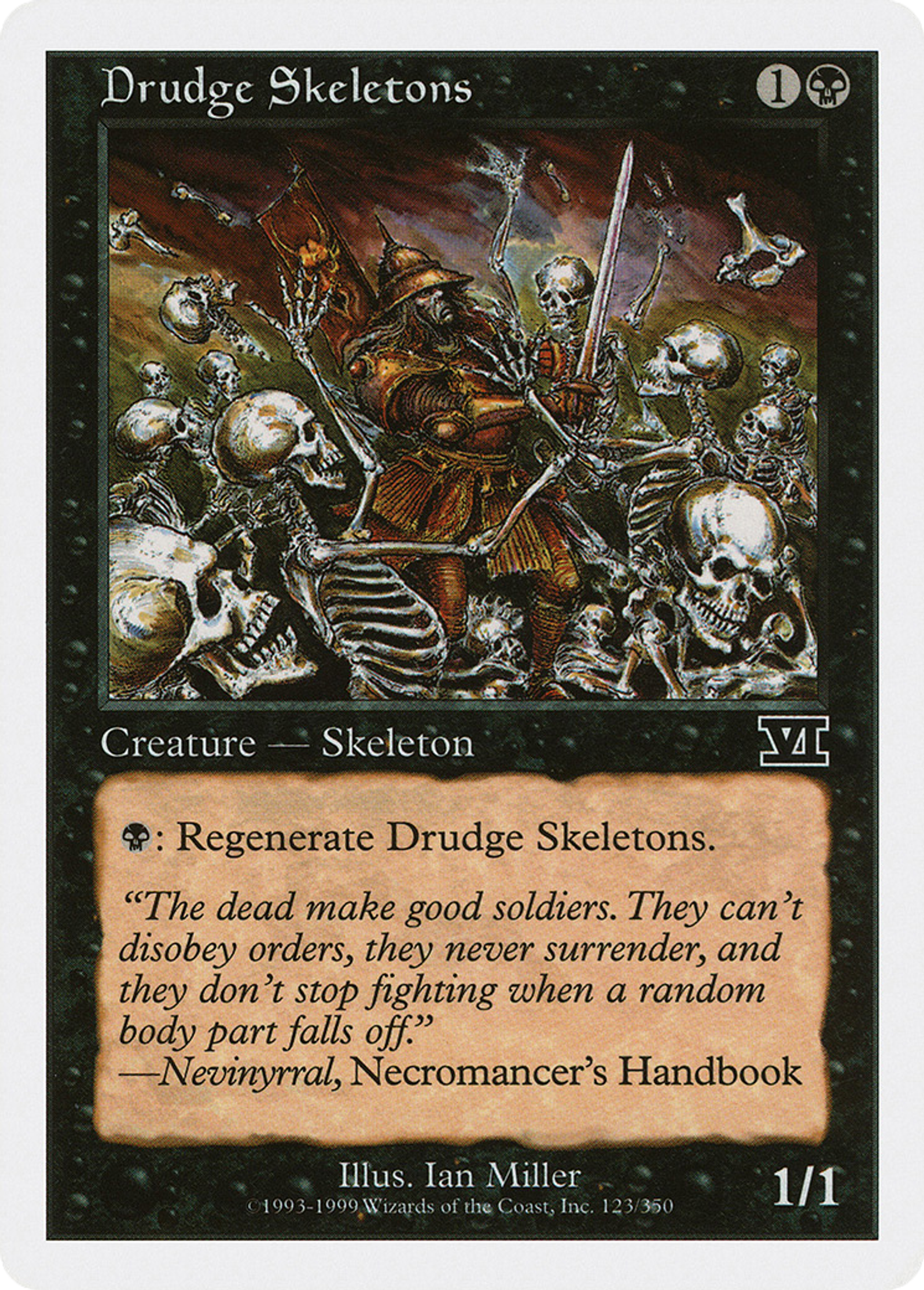 Drudge Skeletons — Classic Sixth Edition — Magic: The Gathering