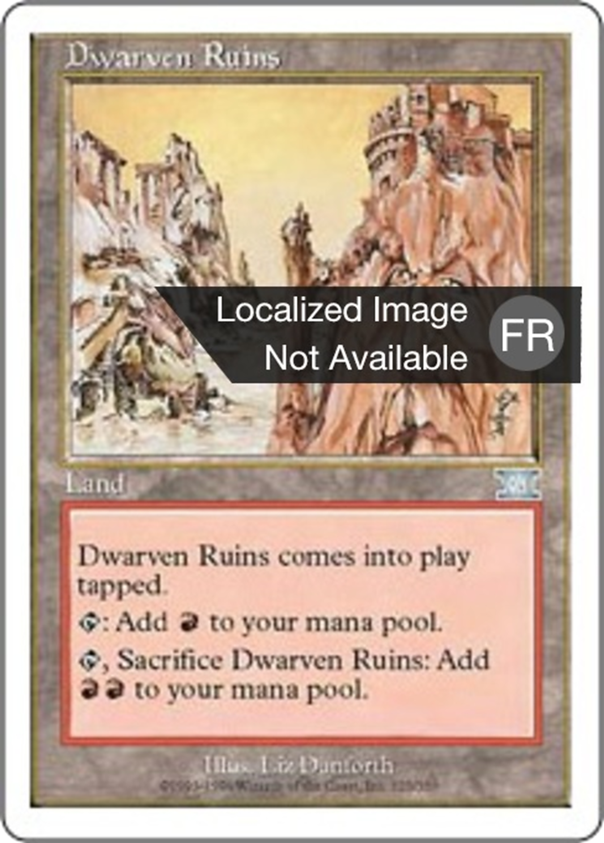 Ruines naines — Classic Sixth Edition — Magic: The Gathering