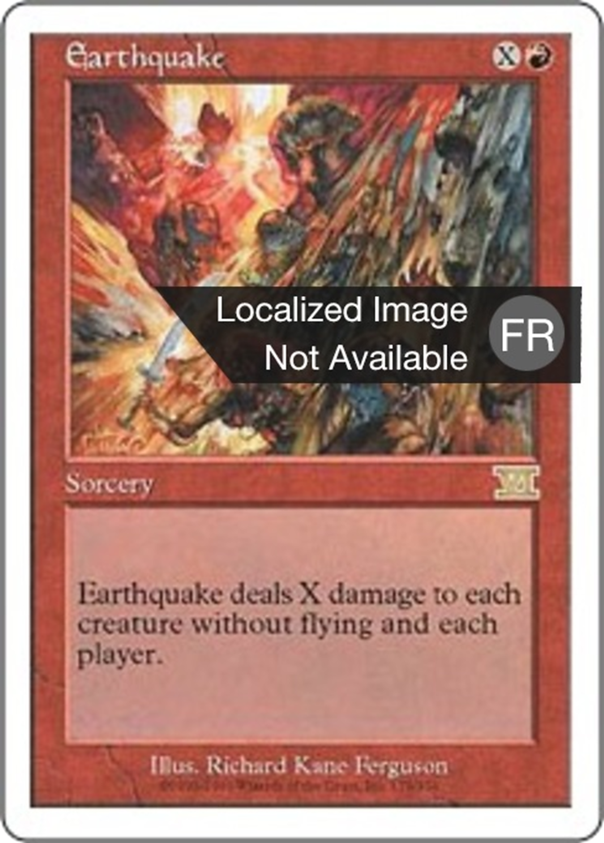 Tremblement de terre — Classic Sixth Edition — Magic: The Gathering