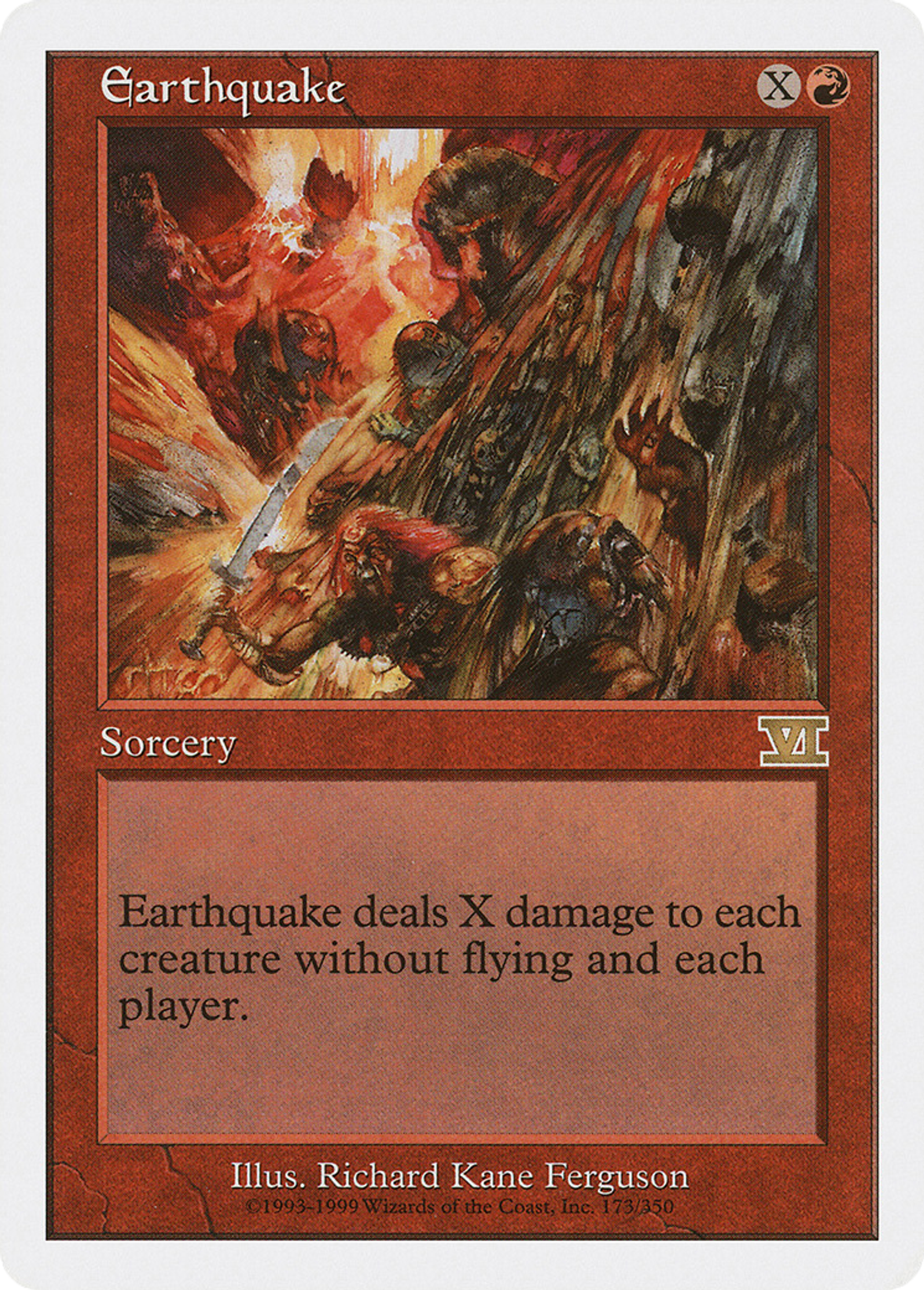 Earthquake — Classic Sixth Edition — Magic: The Gathering
