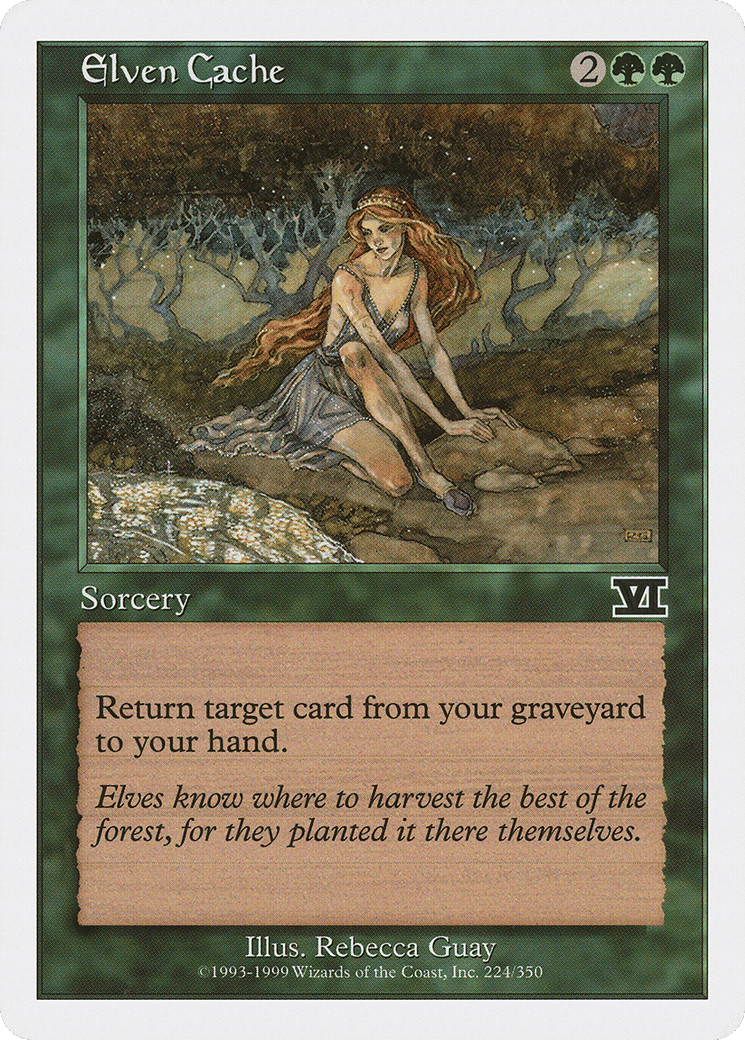 Elven Cache — Classic Sixth Edition — Magic: The Gathering