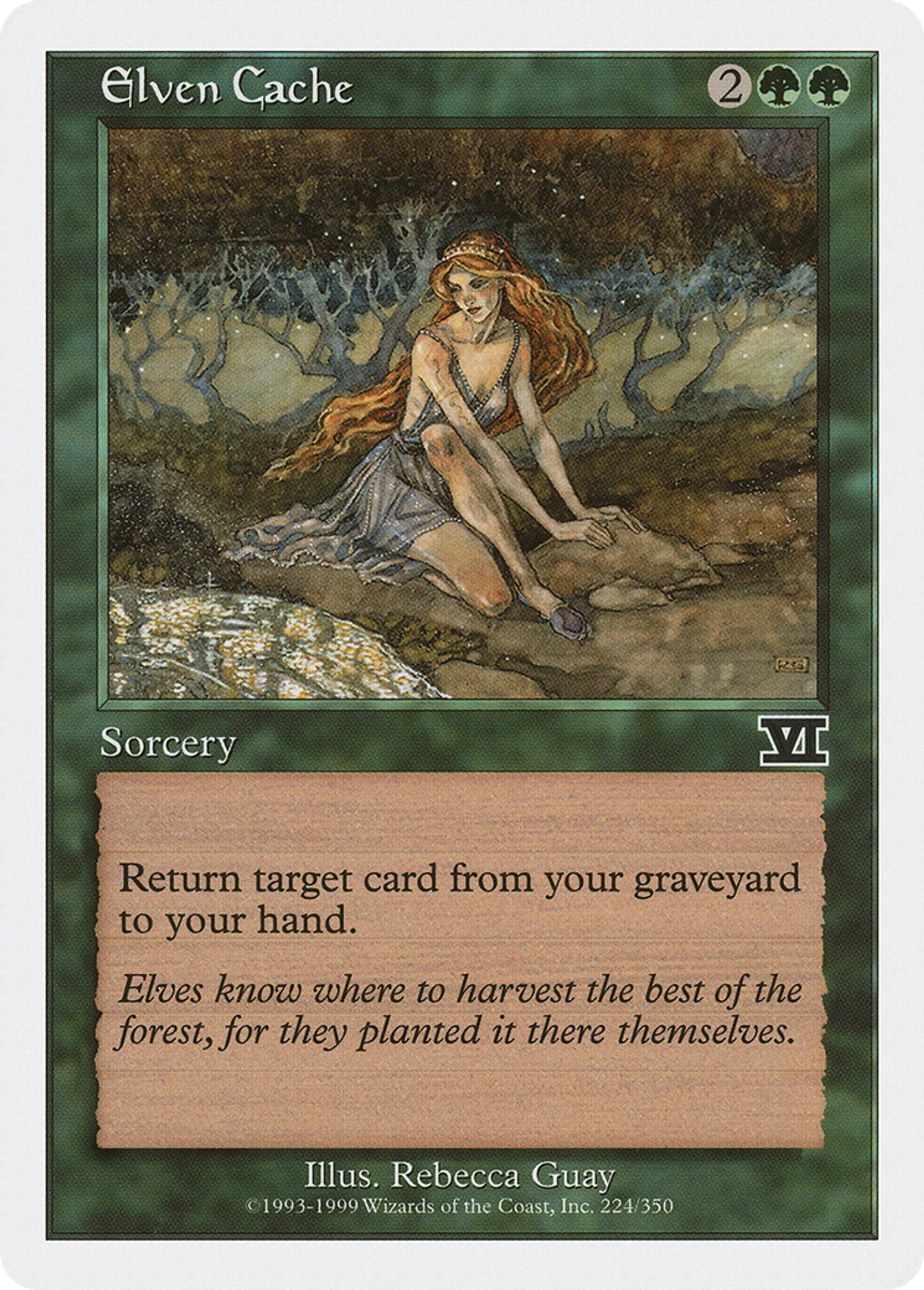 Elven Cache — Classic Sixth Edition — Magic: The Gathering