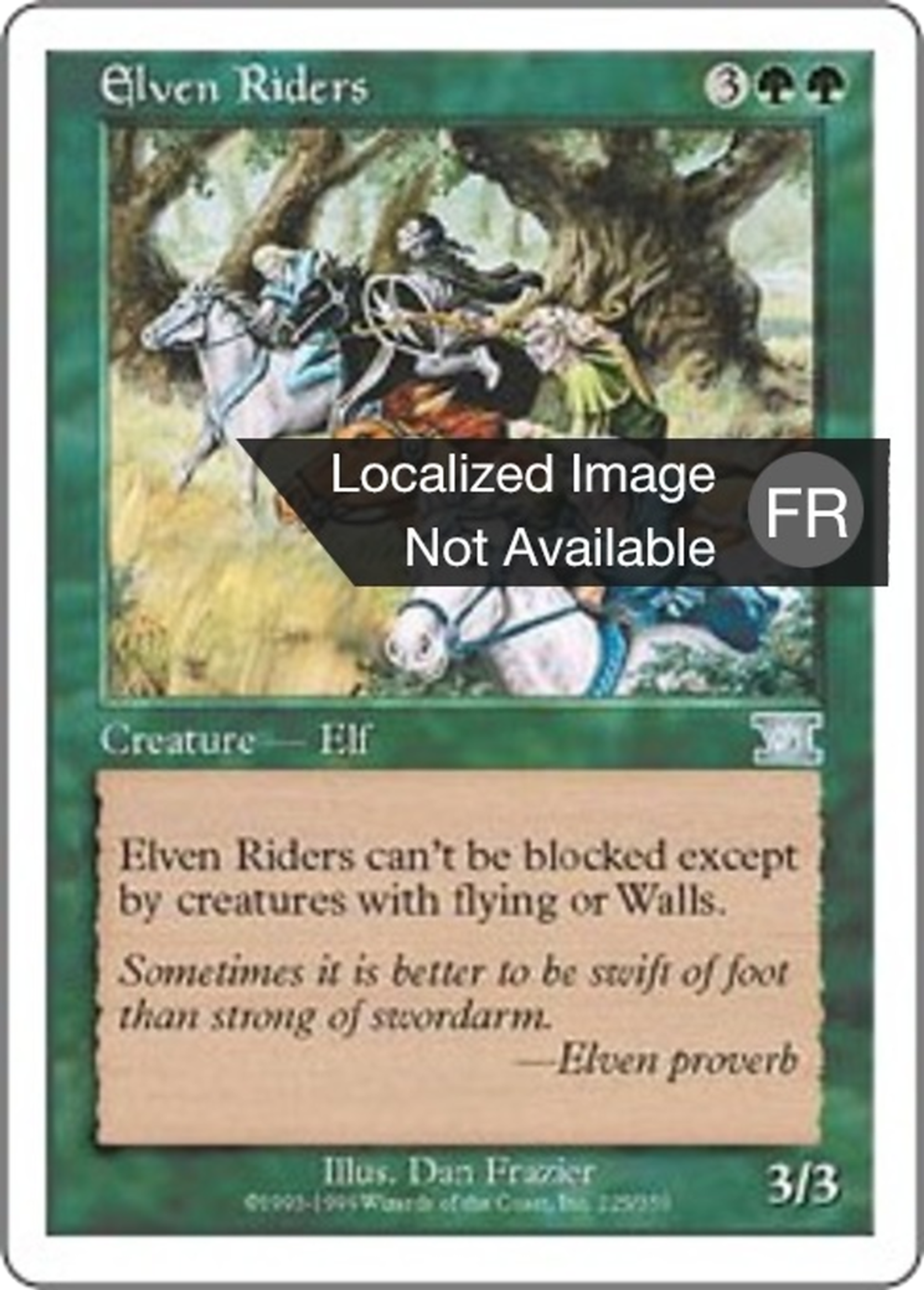 Cavaliers elfes — Classic Sixth Edition — Magic: The Gathering
