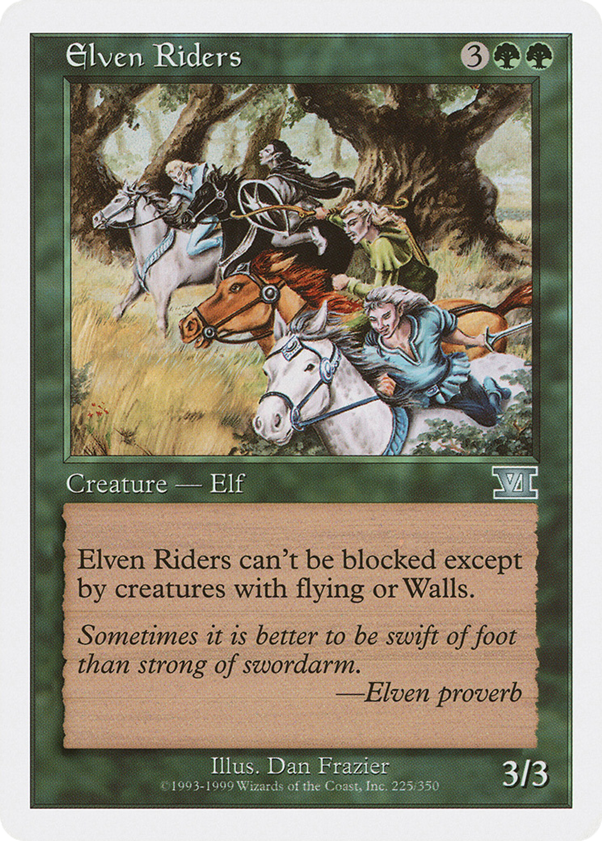 Elven Riders — Classic Sixth Edition — Magic: The Gathering