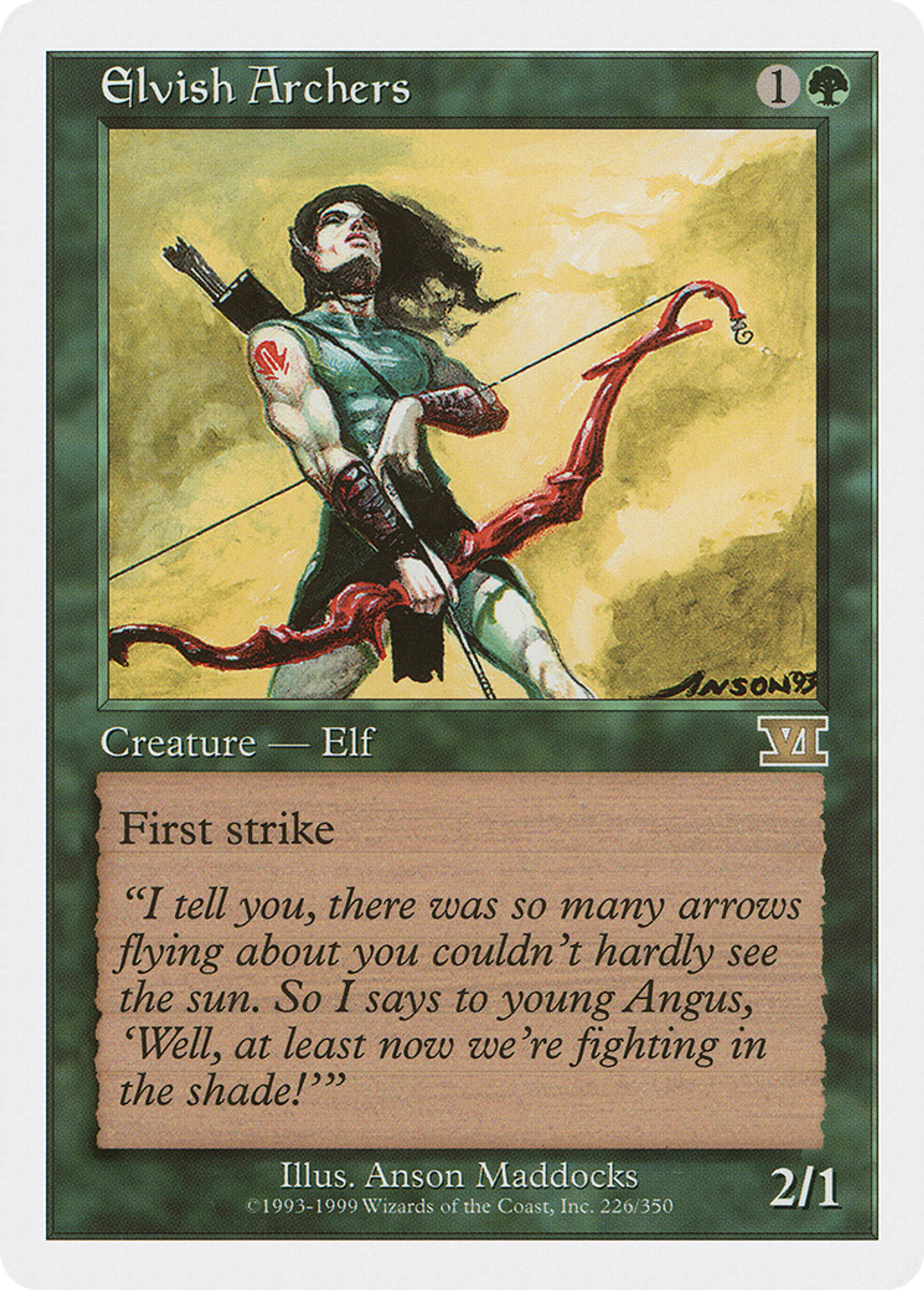 Elvish Archers — Classic Sixth Edition — Magic: The Gathering