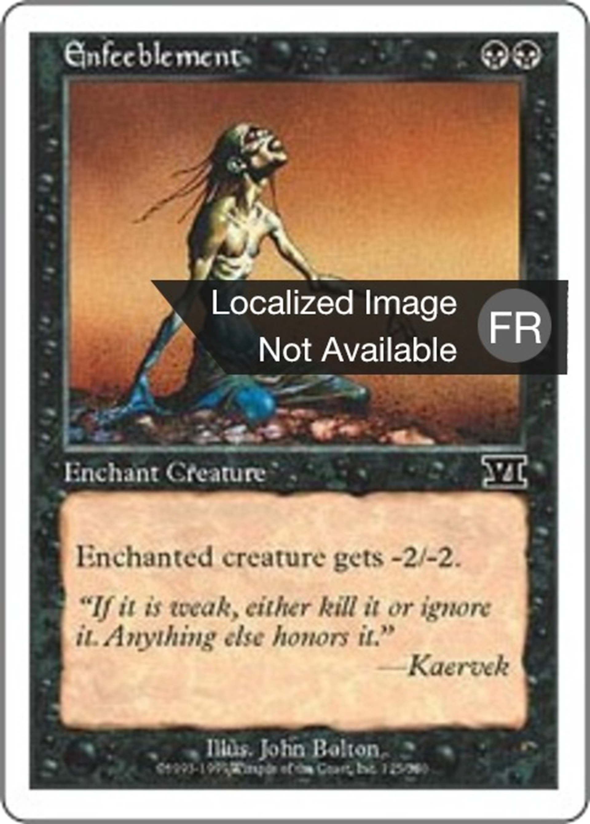Affaiblissement — Classic Sixth Edition — Magic: The Gathering