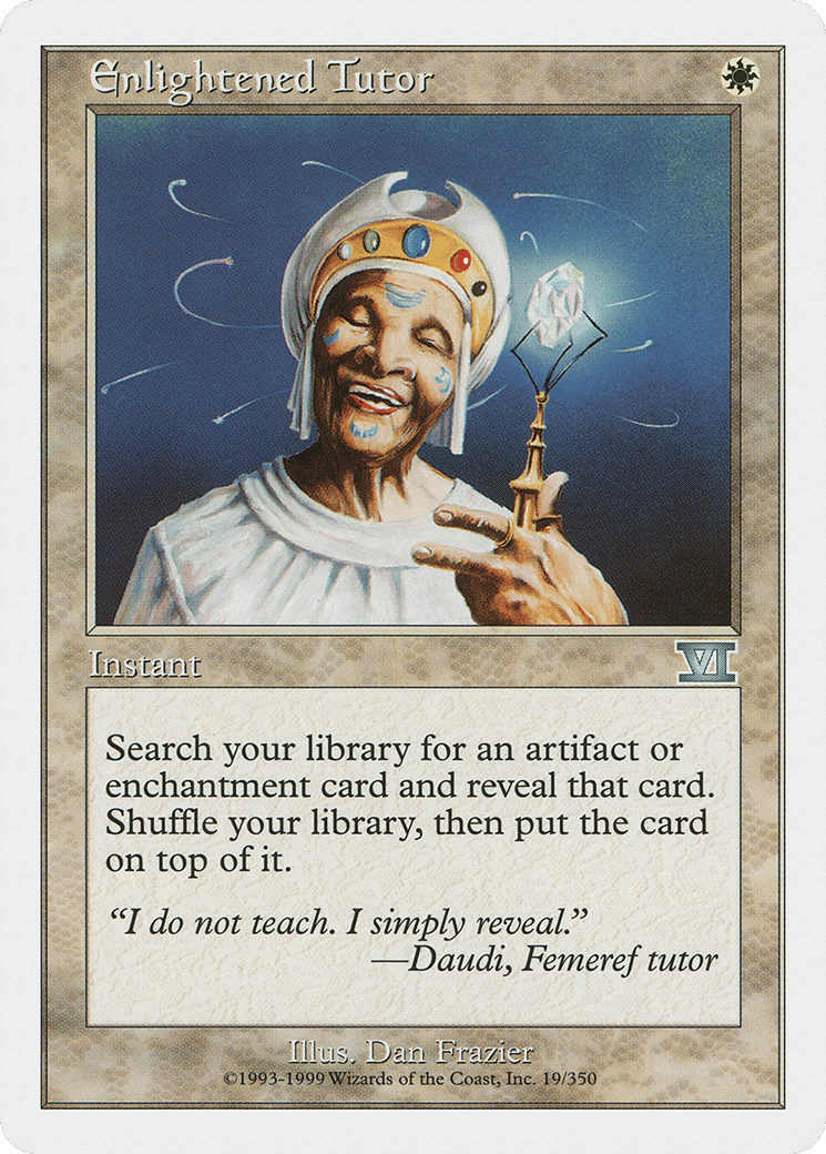 Enlightened Tutor — Classic Sixth Edition — Magic: The Gathering
