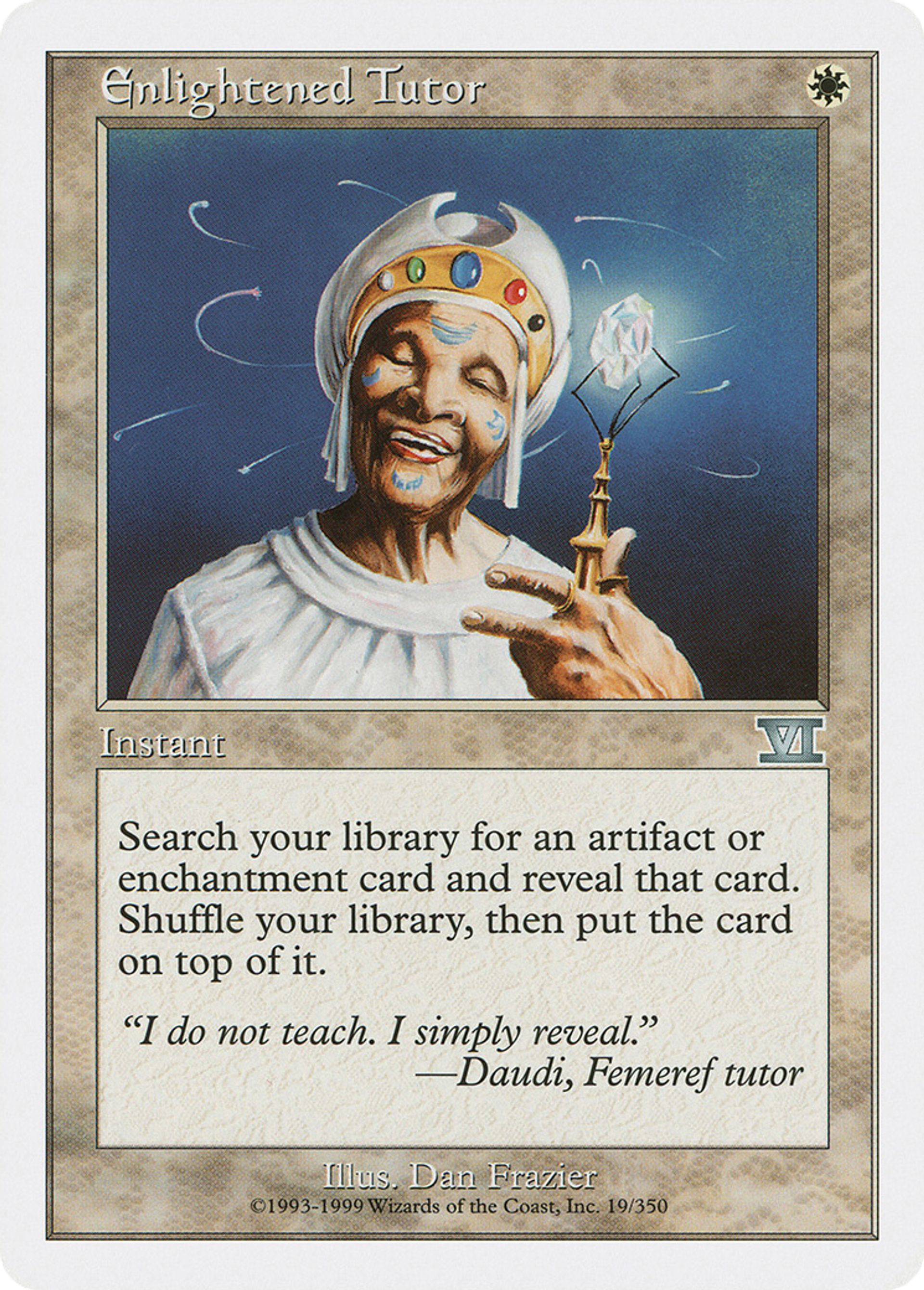 Enlightened Tutor — Classic Sixth Edition — Magic: The Gathering