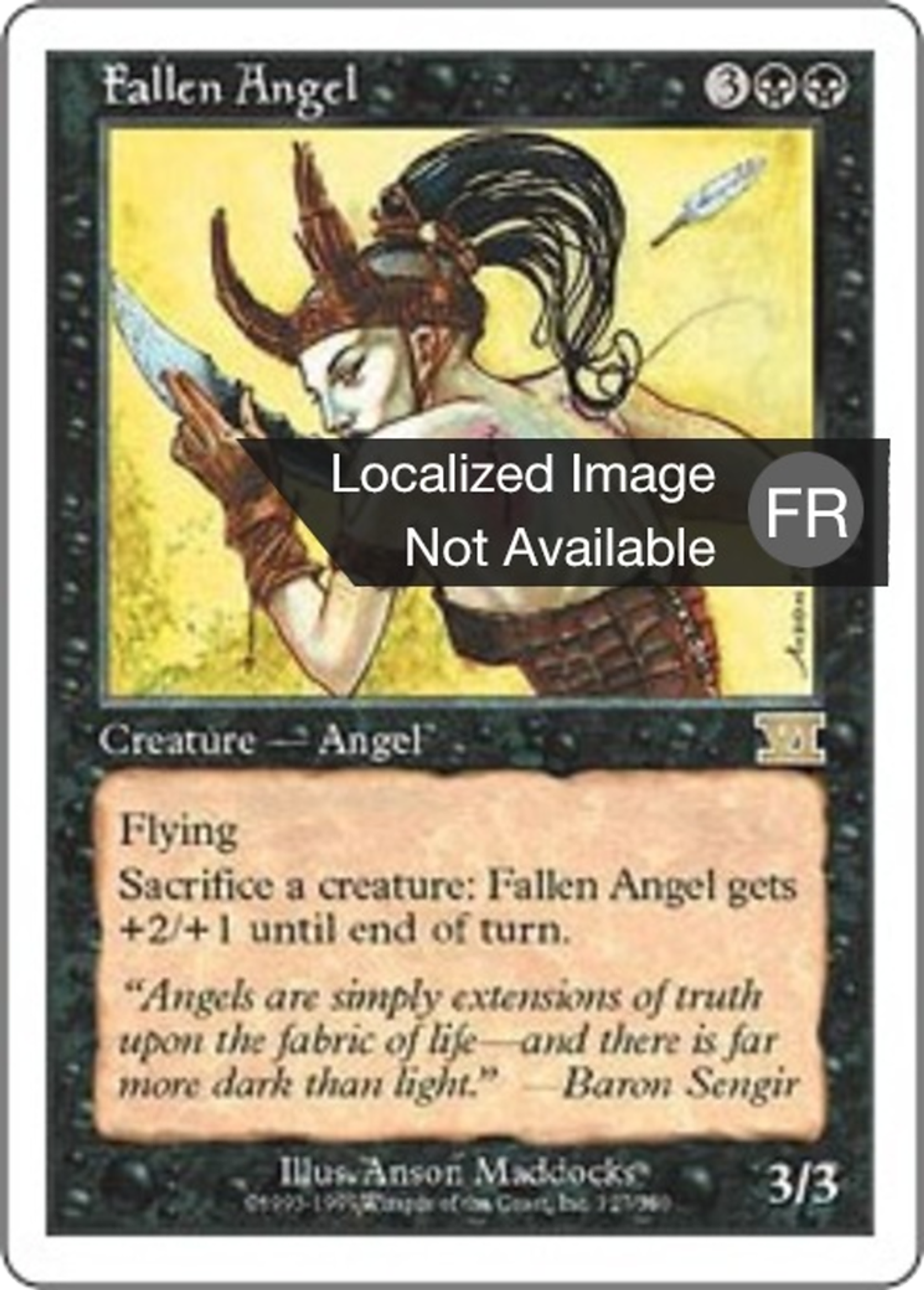 Ange déchue — Classic Sixth Edition — Magic: The Gathering