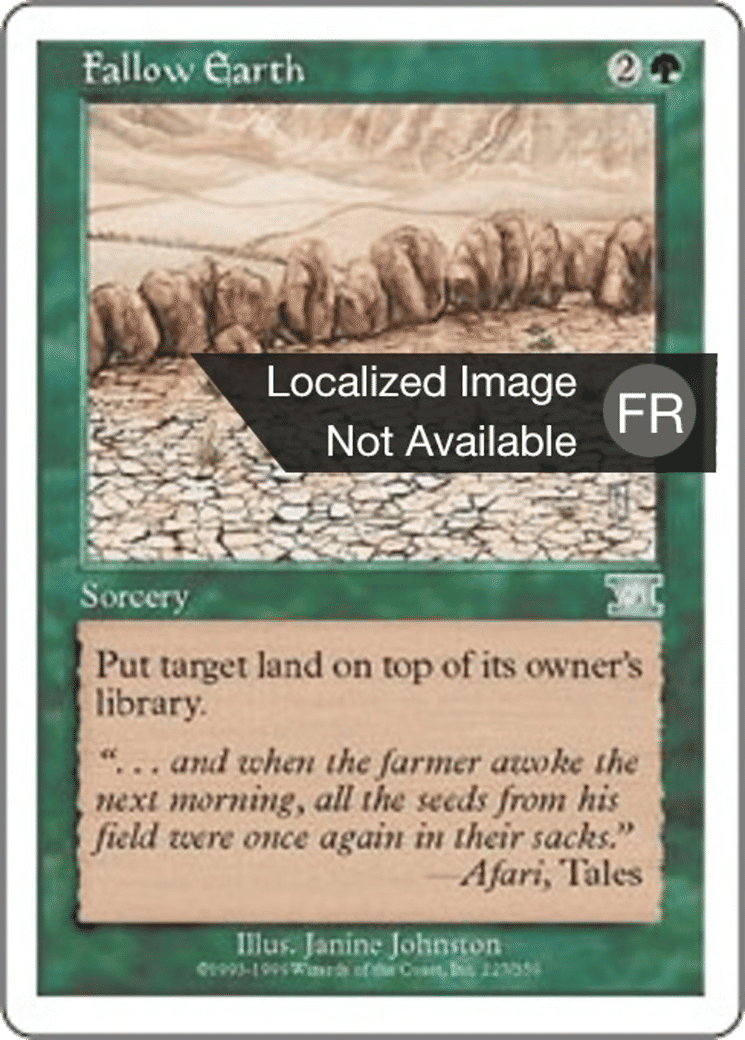 Terres en jachère — Classic Sixth Edition — Magic: The Gathering