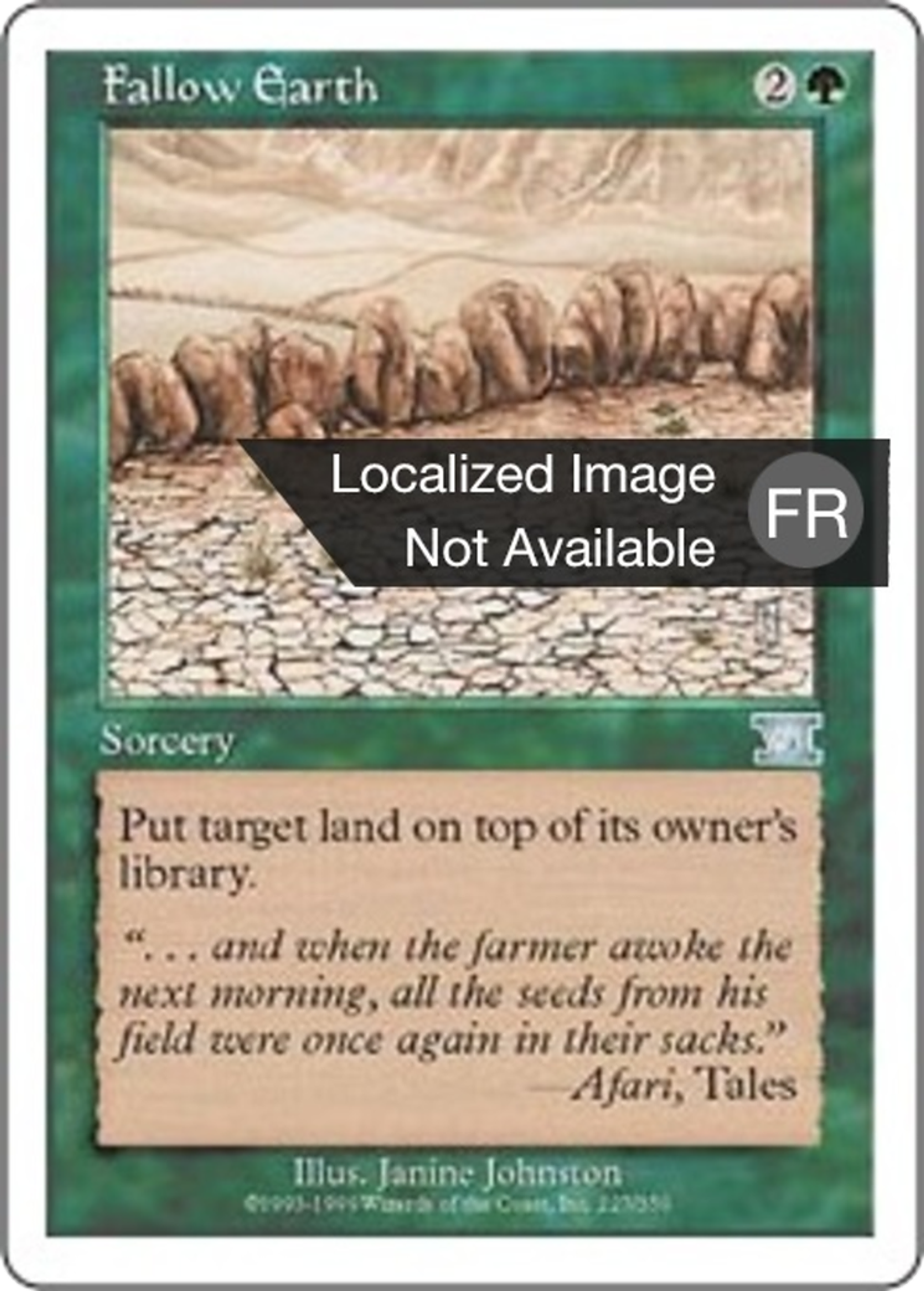 Terres en jachère — Classic Sixth Edition — Magic: The Gathering