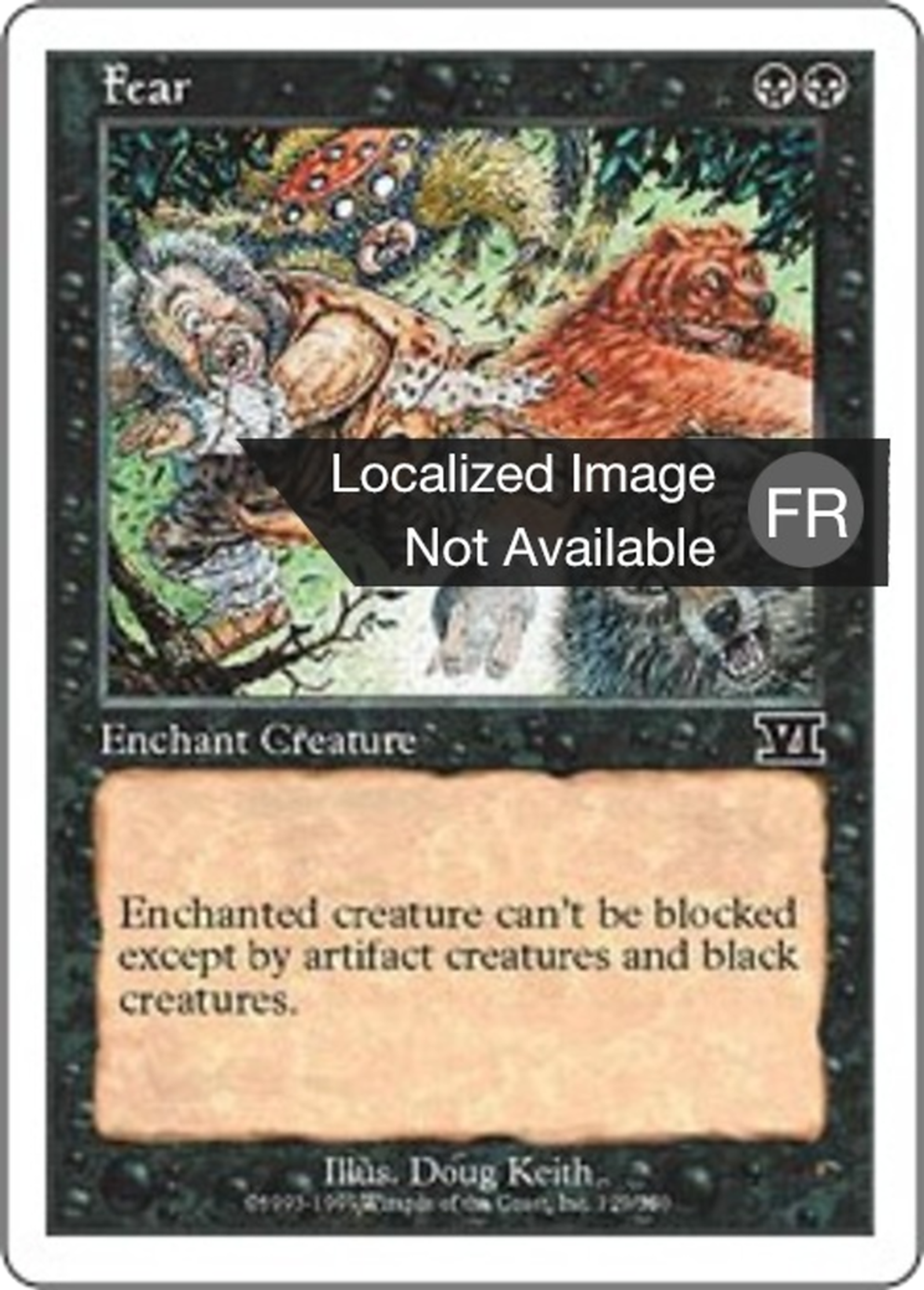 Peur — Classic Sixth Edition — Magic: The Gathering