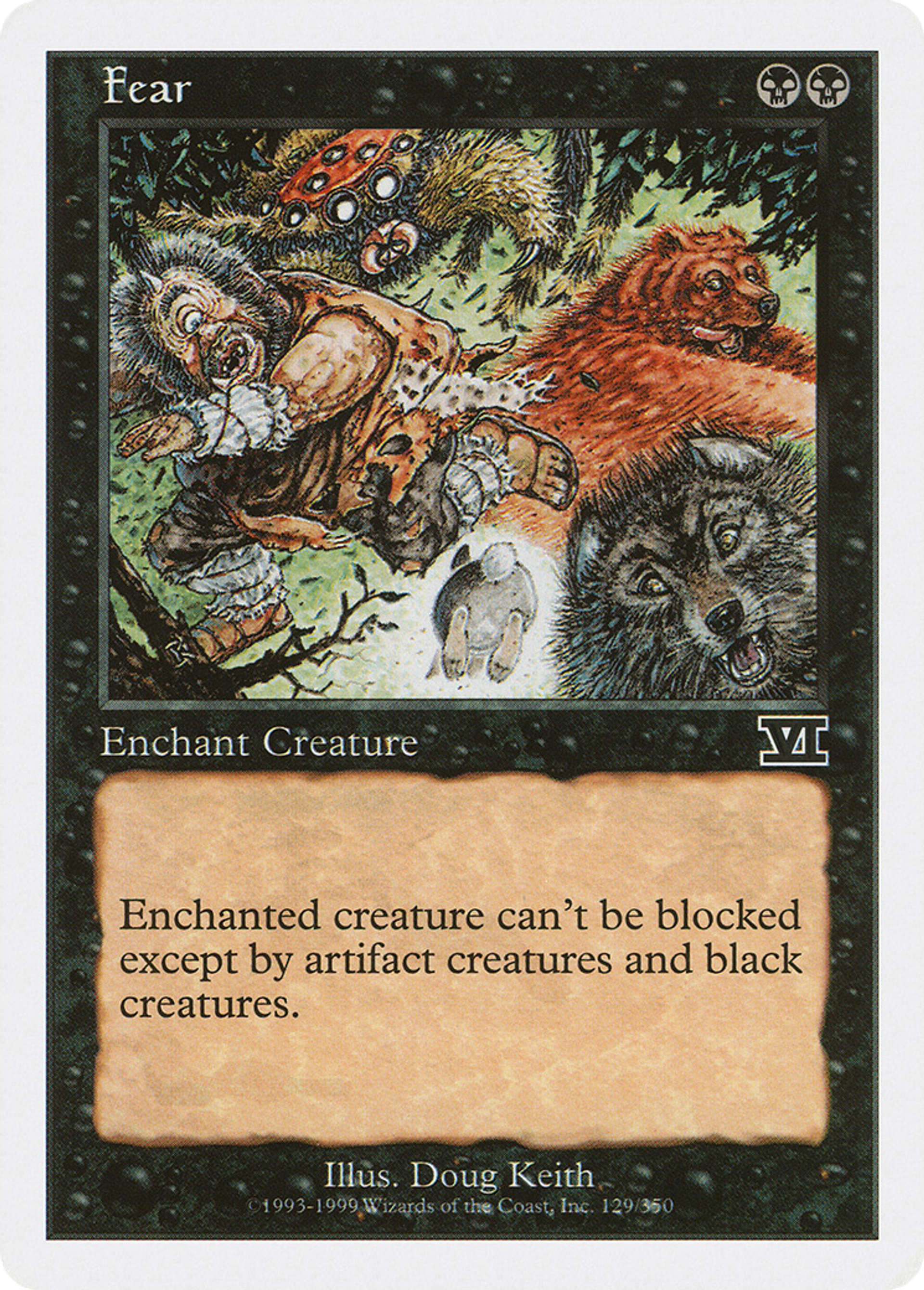 Fear — Classic Sixth Edition — Magic: The Gathering
