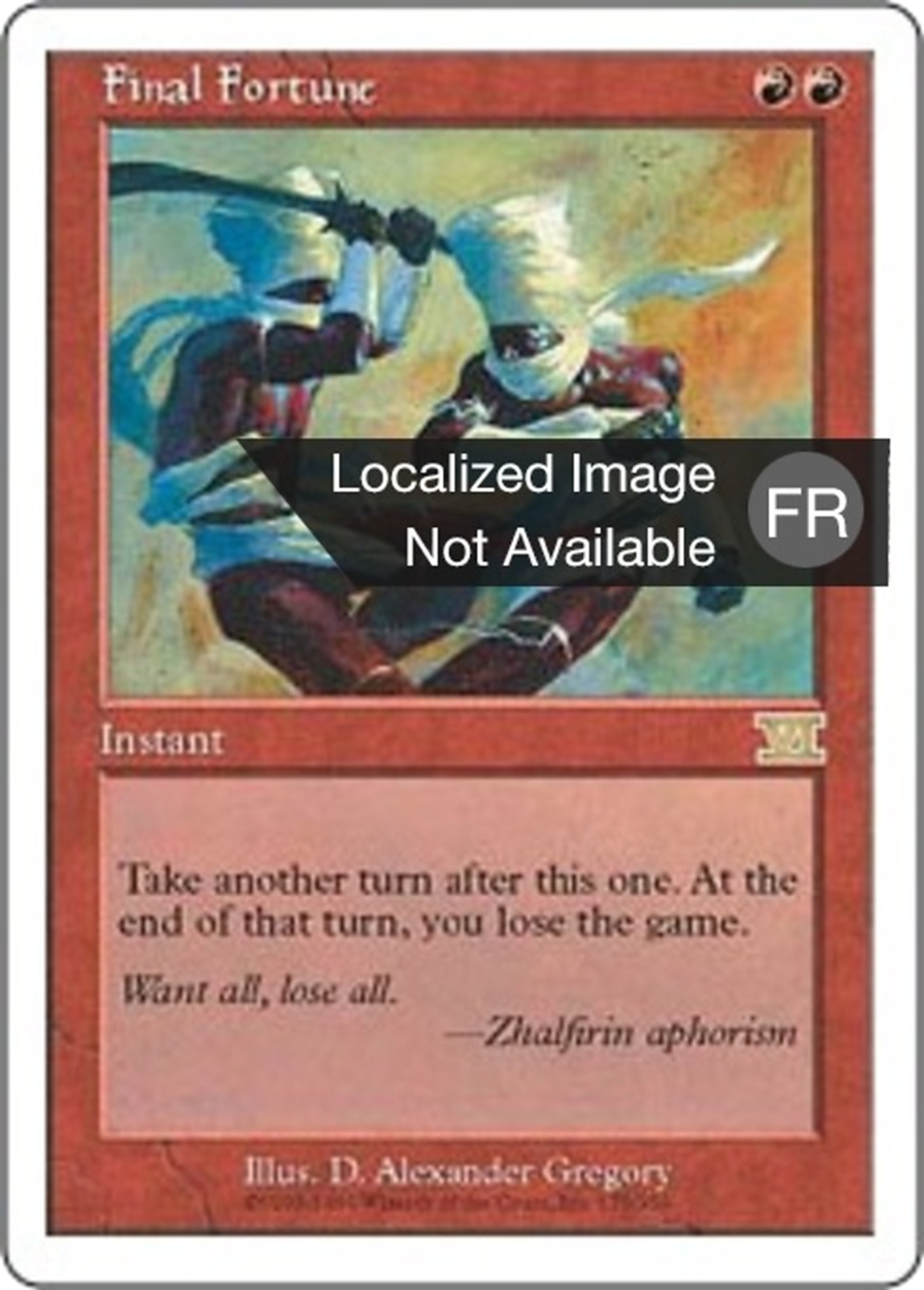 Dernière chance — Classic Sixth Edition — Magic: The Gathering