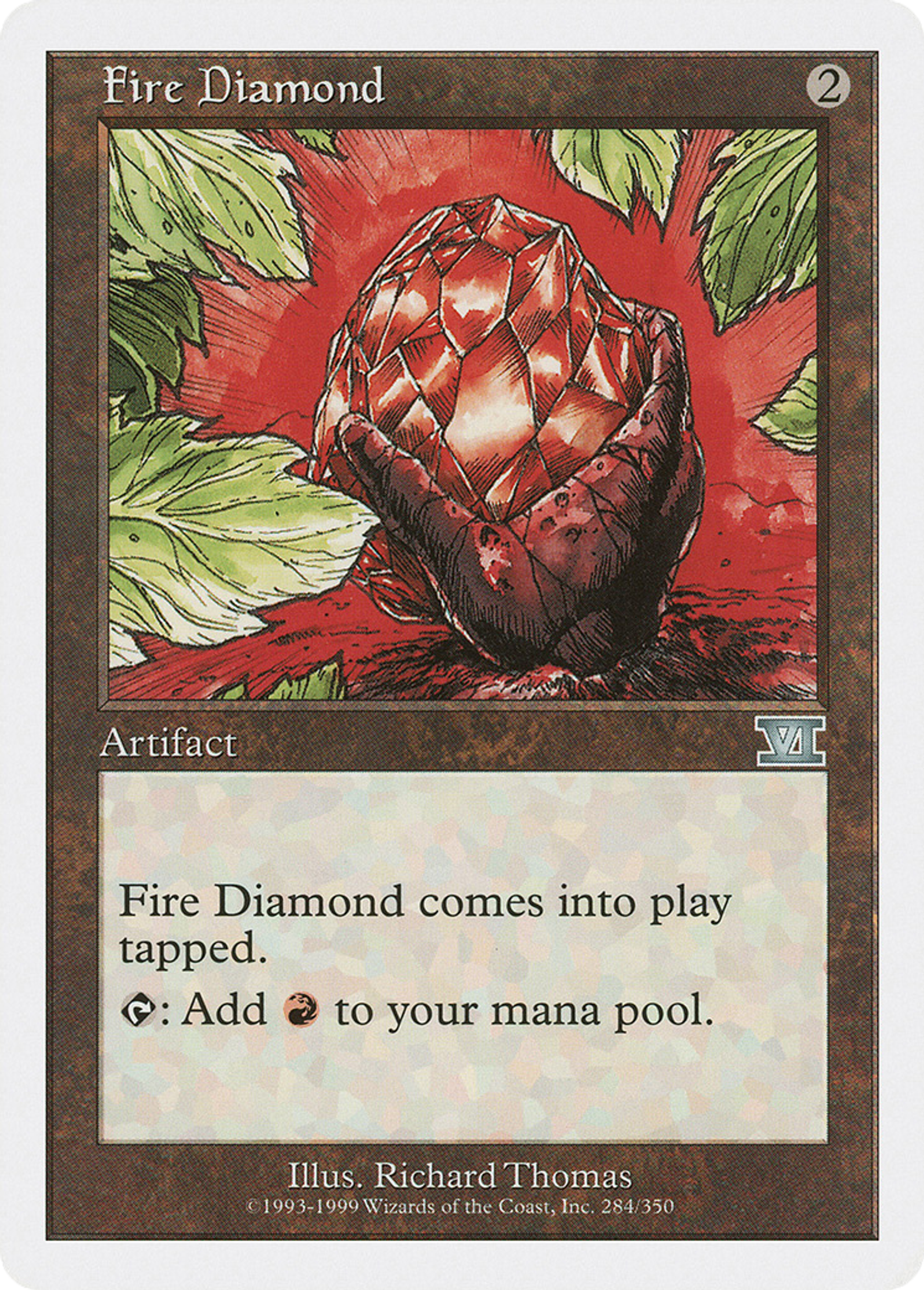 Fire Diamond — Classic Sixth Edition — Magic: The Gathering