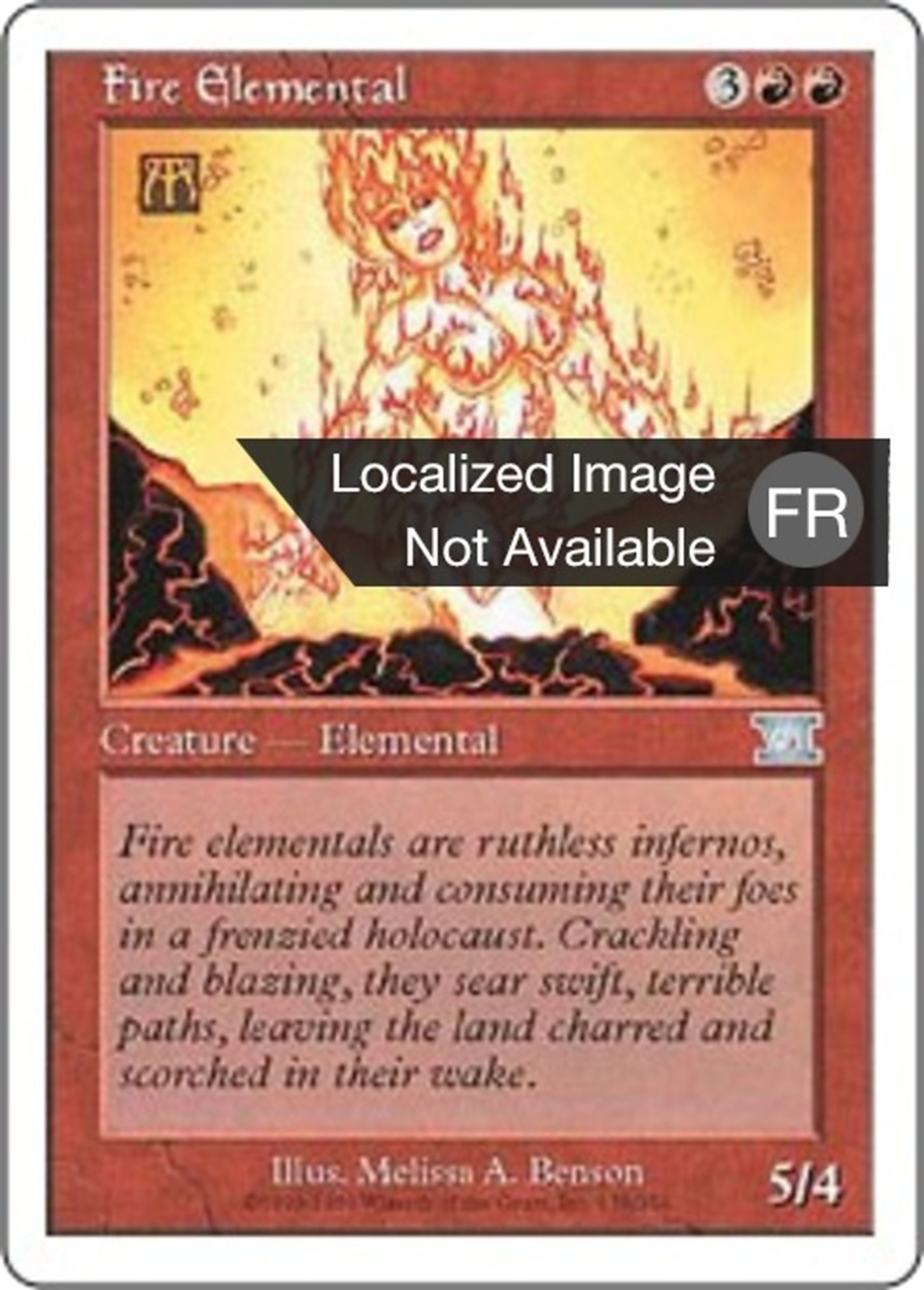 Élémental de feu — Classic Sixth Edition — Magic: The Gathering