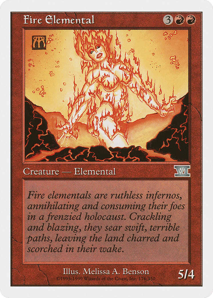 Fire Elemental — Classic Sixth Edition — Magic: The Gathering