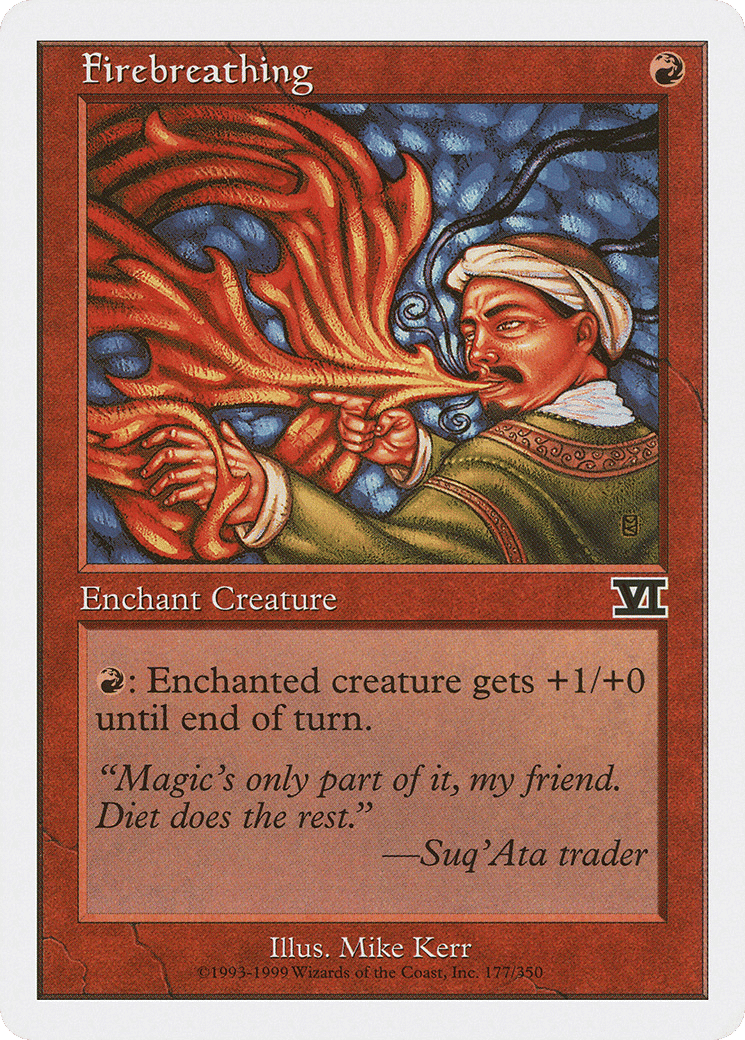 Firebreathing — Classic Sixth Edition — Magic: The Gathering