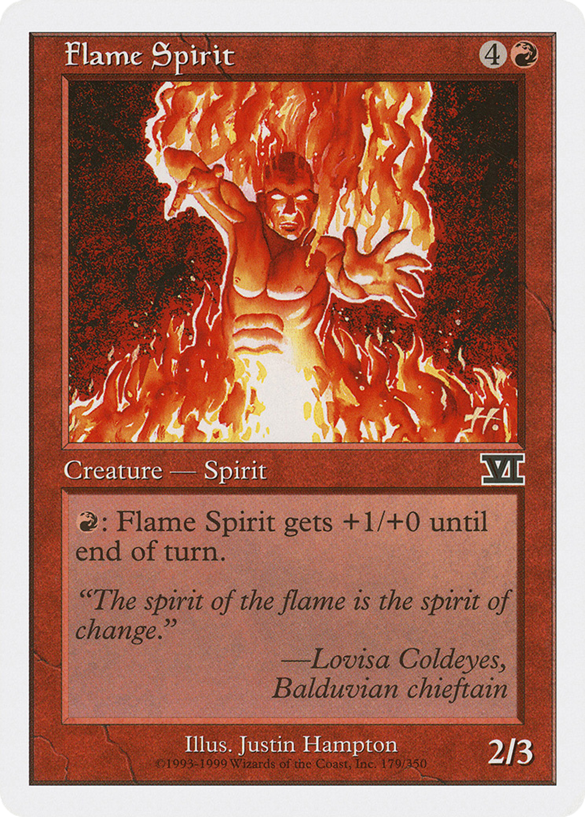 Flame Spirit — Classic Sixth Edition — Magic: The Gathering
