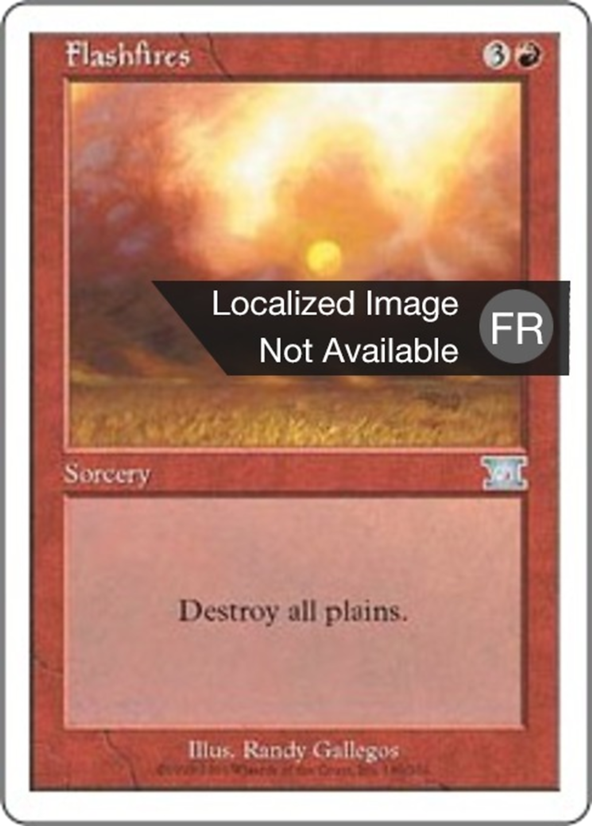 Feu de brousse — Classic Sixth Edition — Magic: The Gathering
