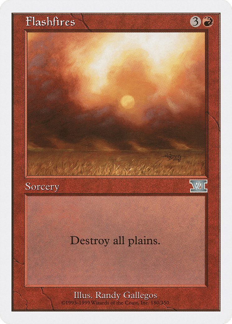 Flashfires — Classic Sixth Edition — Magic: The Gathering