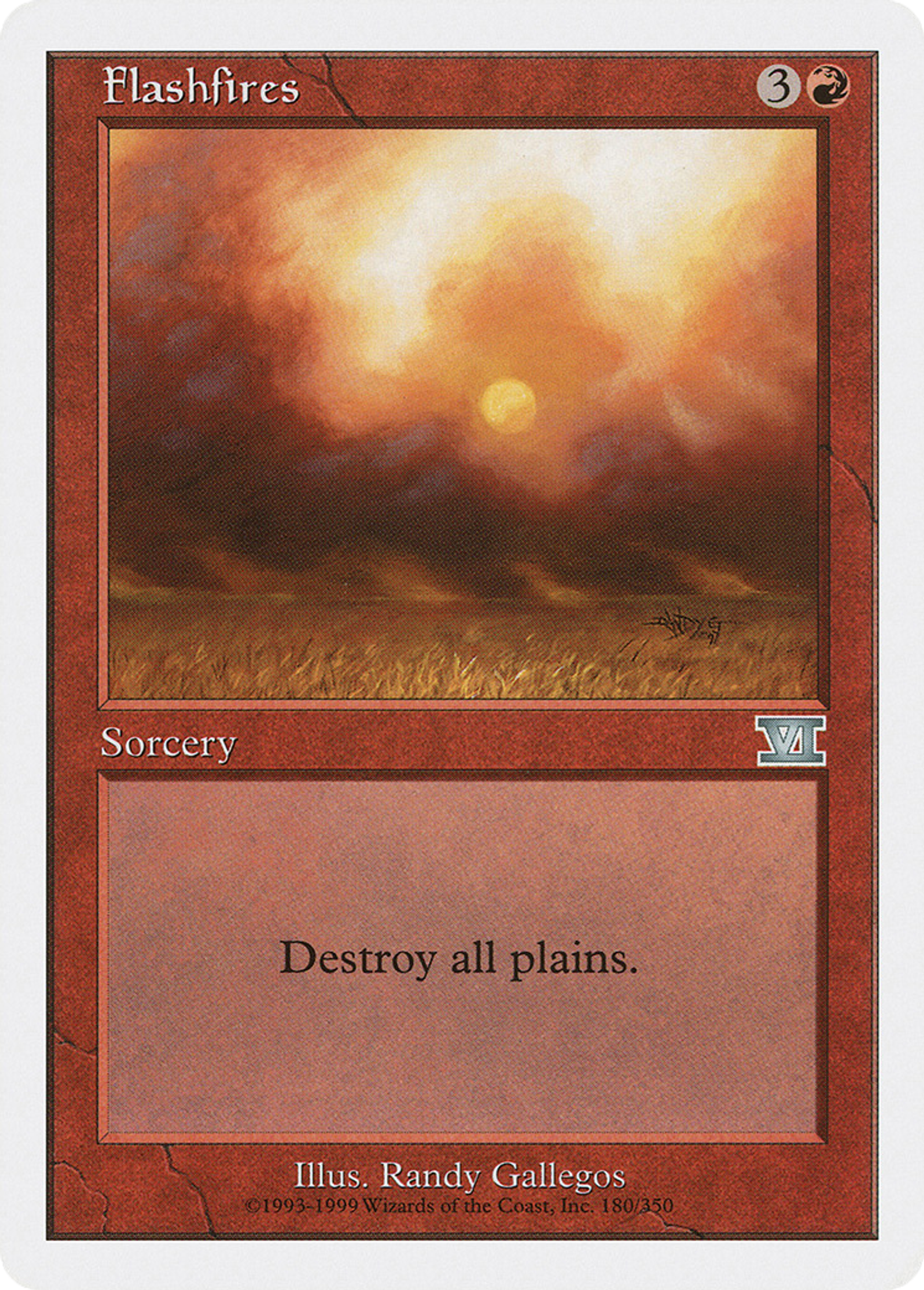 Flashfires — Classic Sixth Edition — Magic: The Gathering