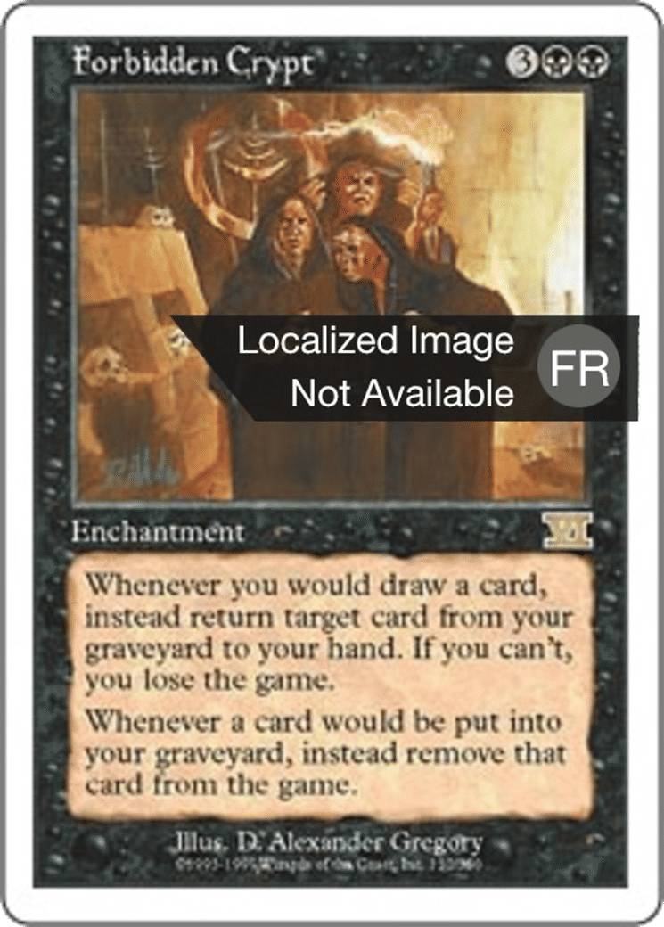 Crypte interdite — Classic Sixth Edition — Magic: The Gathering