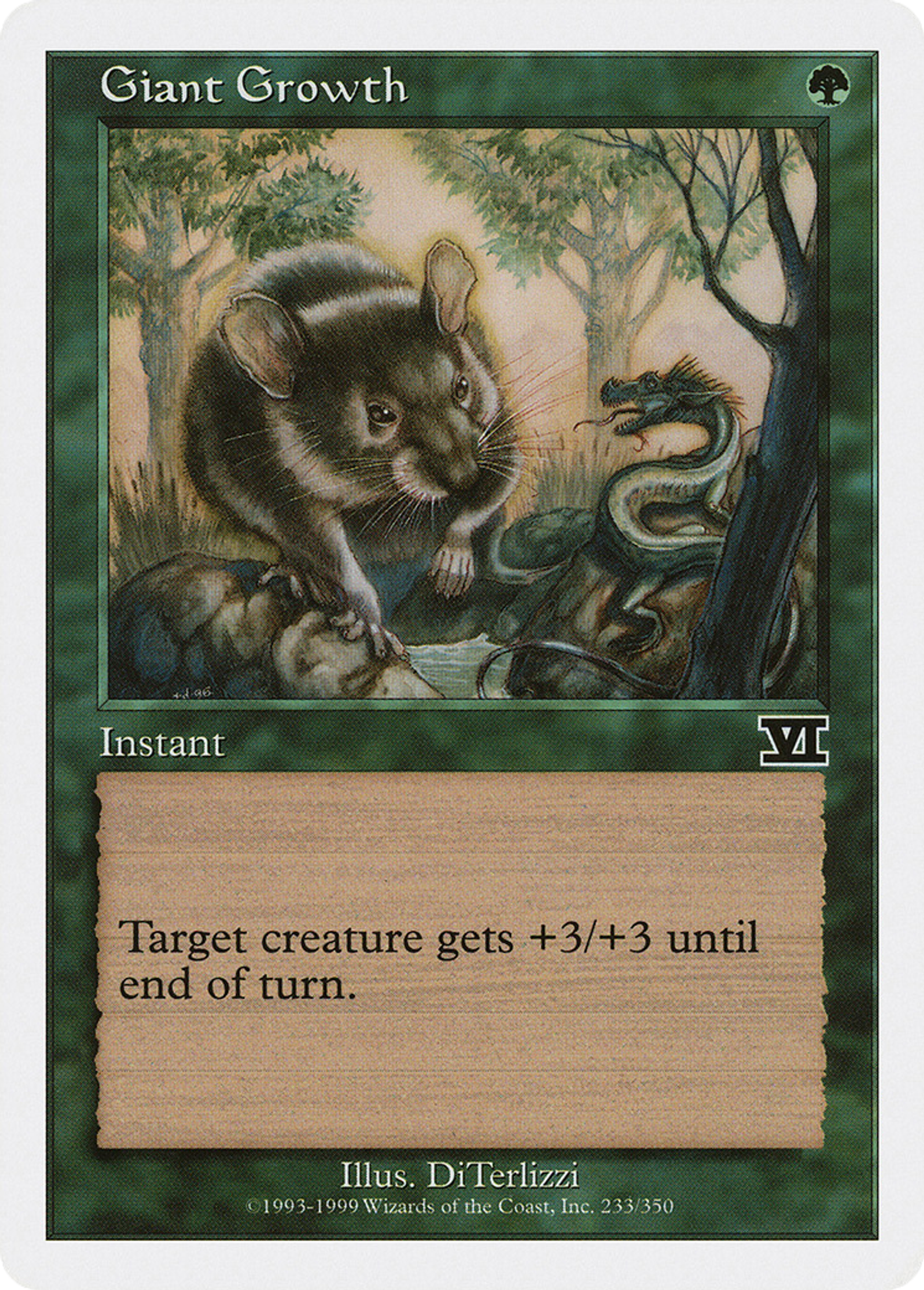 Giant Growth — Classic Sixth Edition — Magic: The Gathering