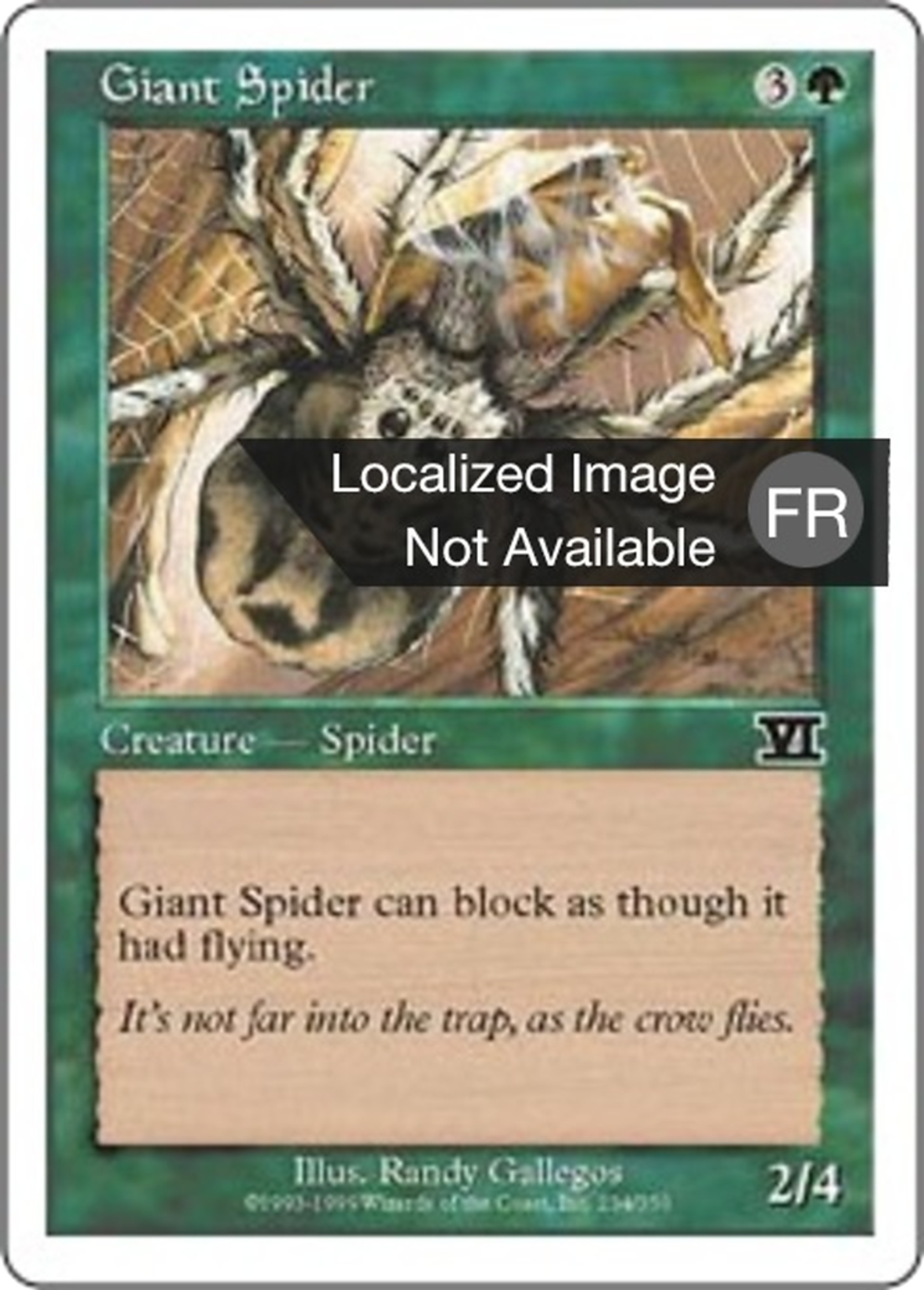 Araignée géante — Classic Sixth Edition — Magic: The Gathering
