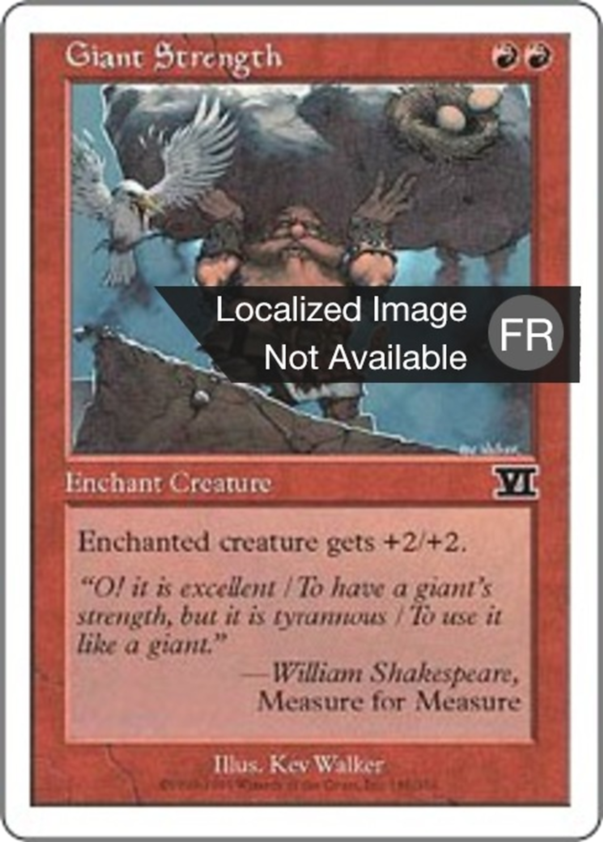 Force de géant — Classic Sixth Edition — Magic: The Gathering