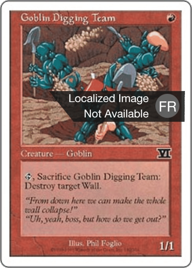 Équipe de minage gobeline — Classic Sixth Edition — Magic: The Gathering