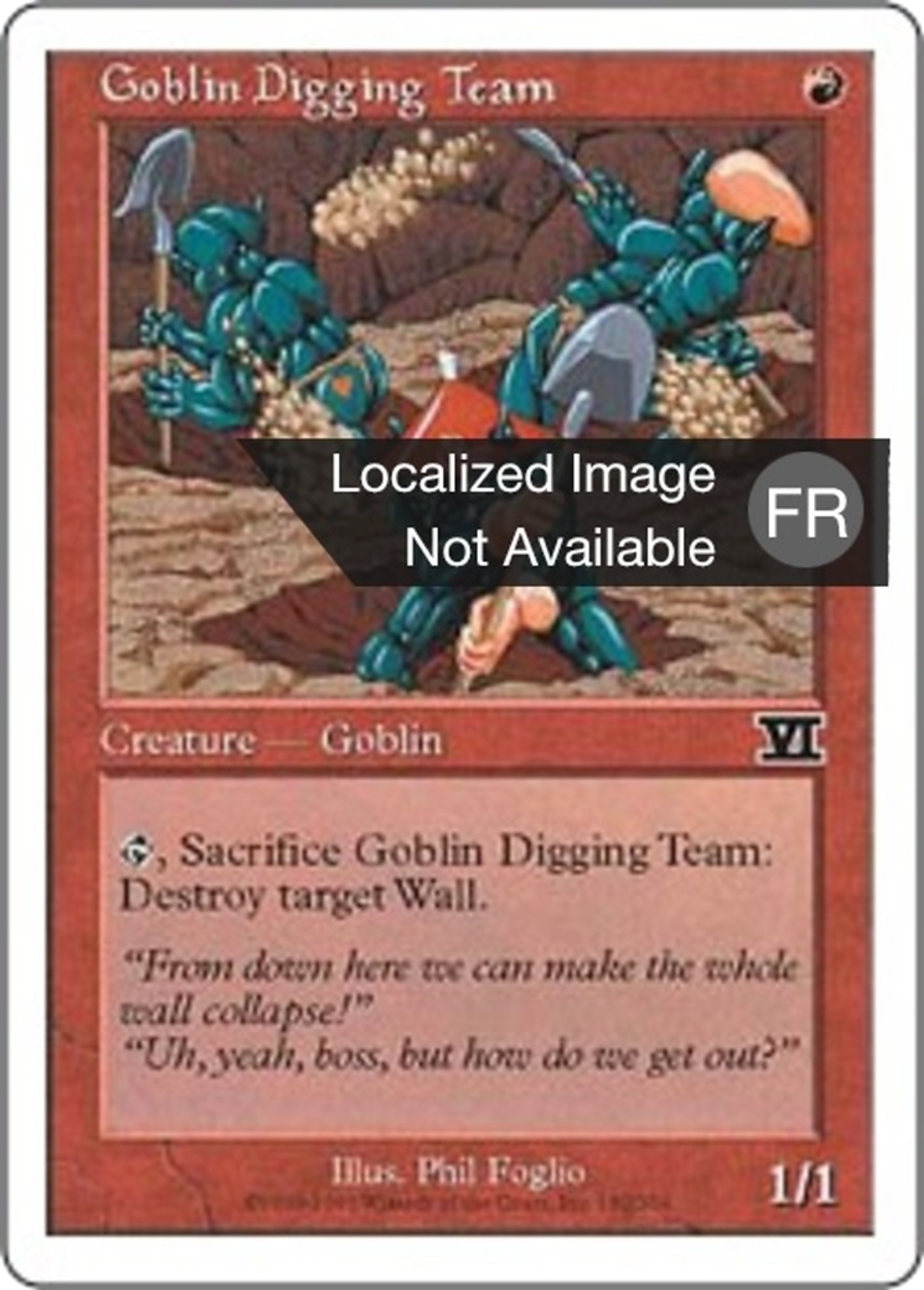 Équipe de minage gobeline — Classic Sixth Edition — Magic: The Gathering