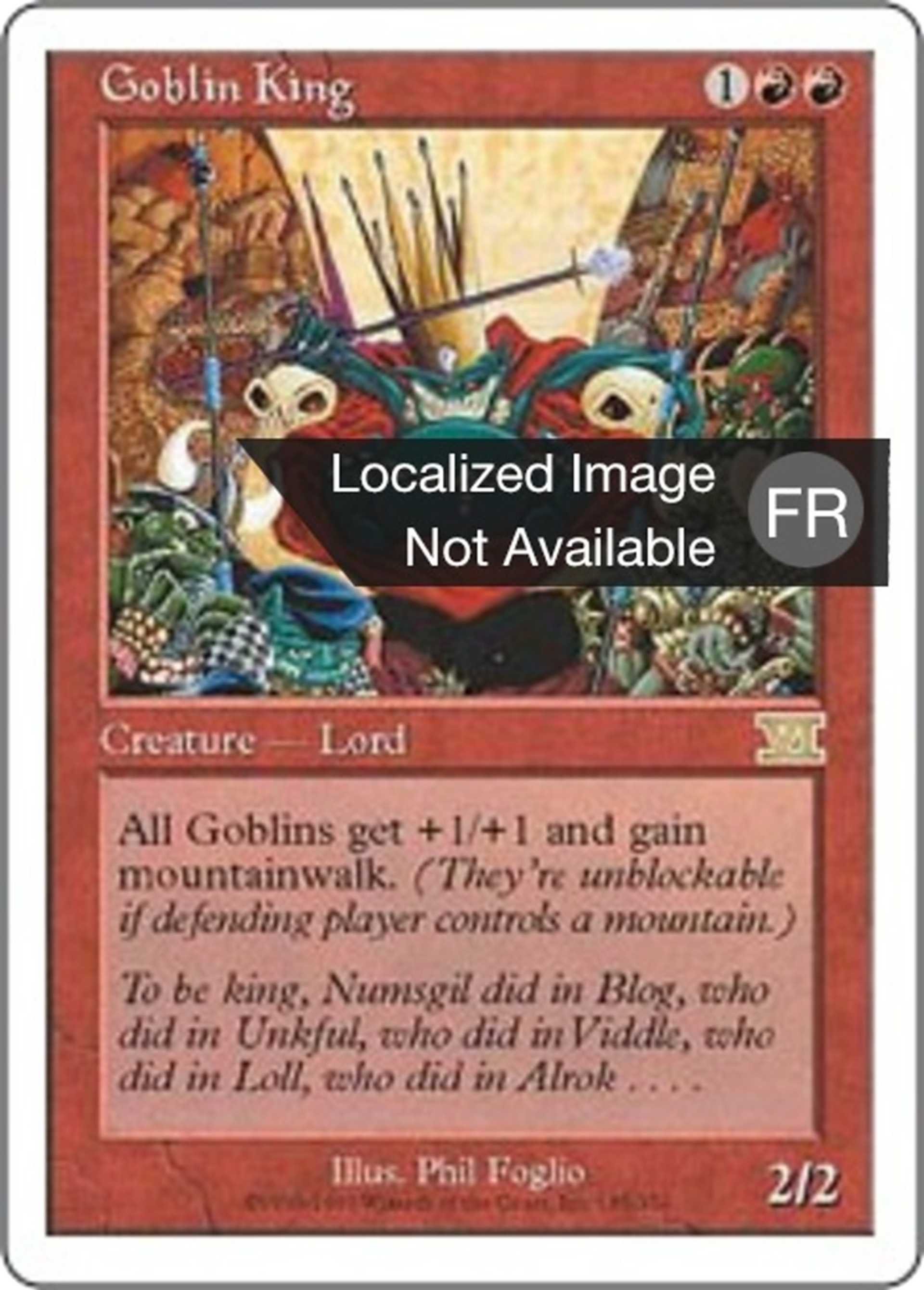 Roi des gobelins — Classic Sixth Edition — Magic: The Gathering