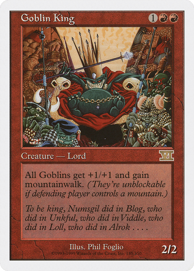 Goblin King — Classic Sixth Edition — Magic: The Gathering