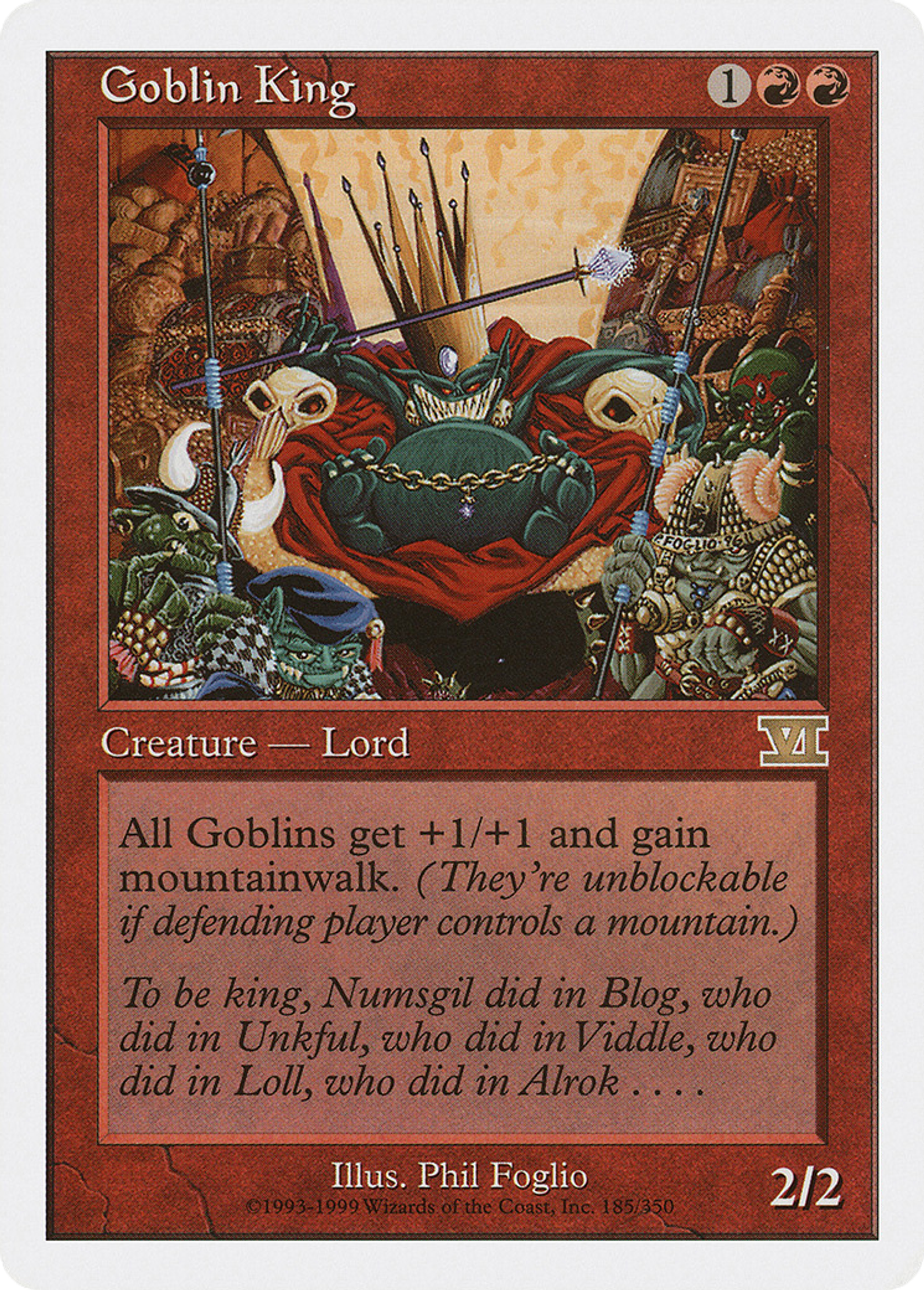 Goblin King — Classic Sixth Edition — Magic: The Gathering