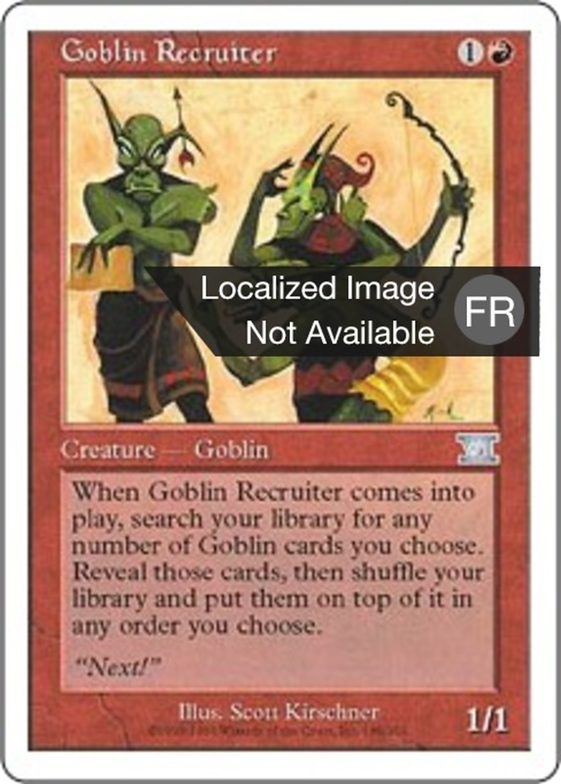 Recruteur gobelin — Classic Sixth Edition — Magic: The Gathering