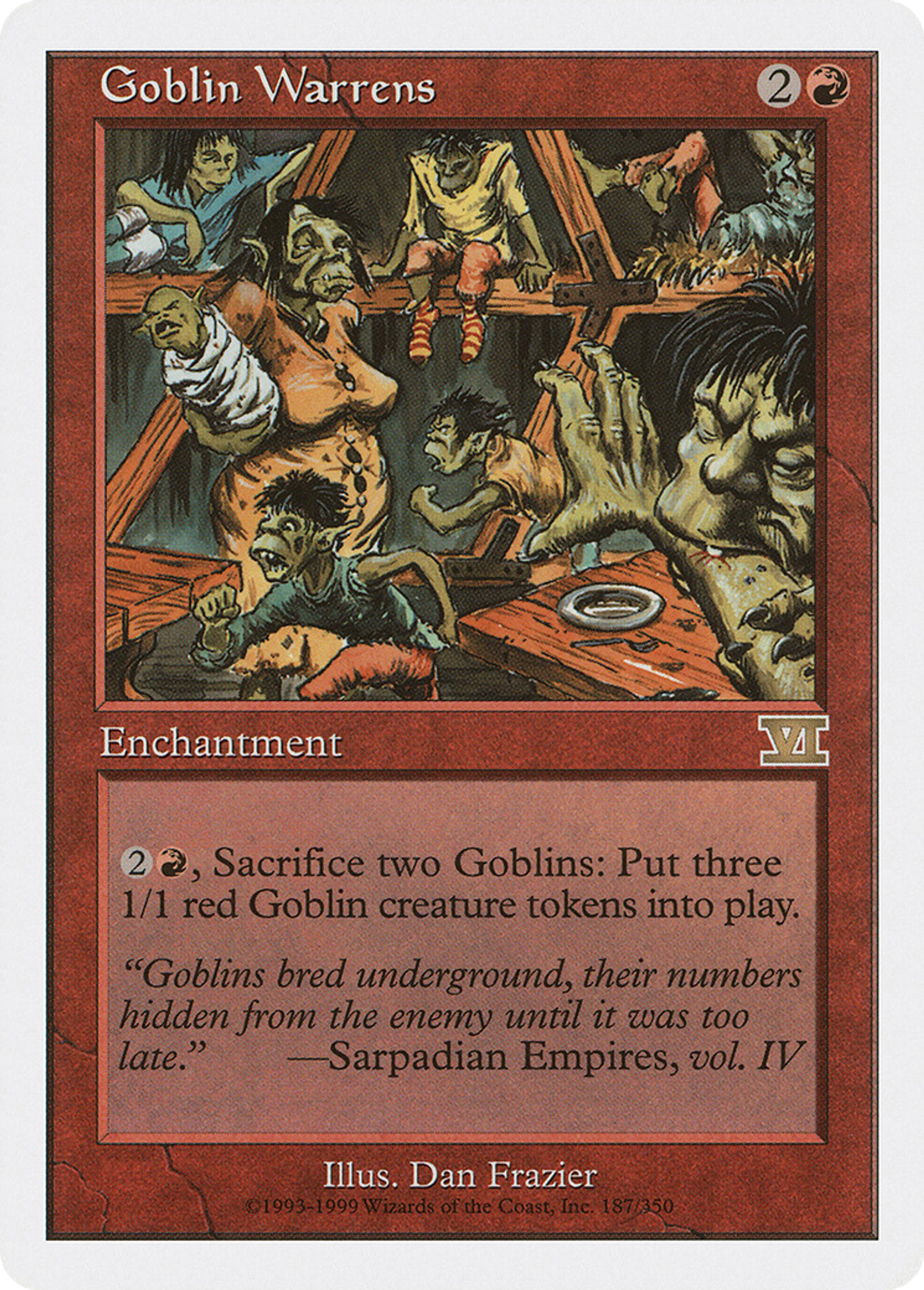 Goblin Warrens — Classic Sixth Edition — Magic: The Gathering